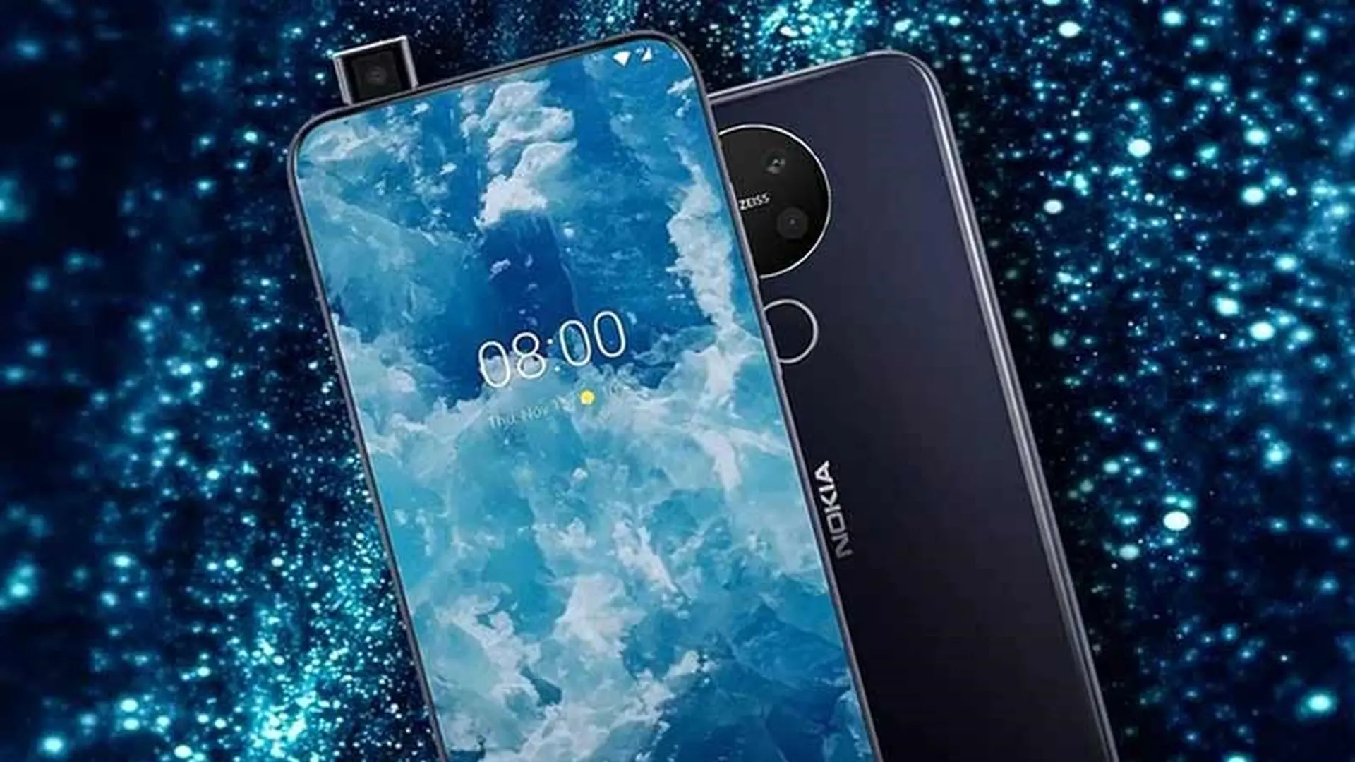 Hình ảnh Nokia 8.2 với camera selfie pop-up