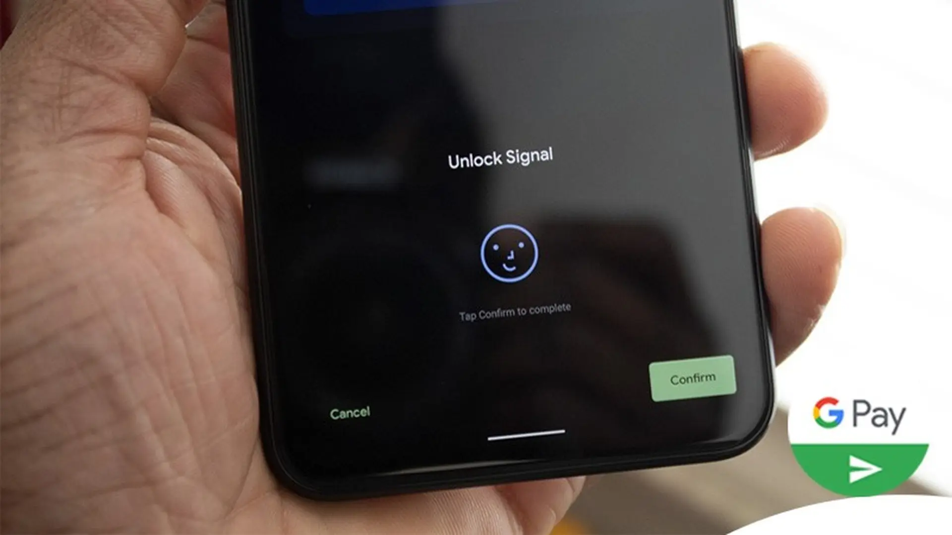 Google Pay cho phép thanh toán bằng cơ chế bảo mật sinh trắc học