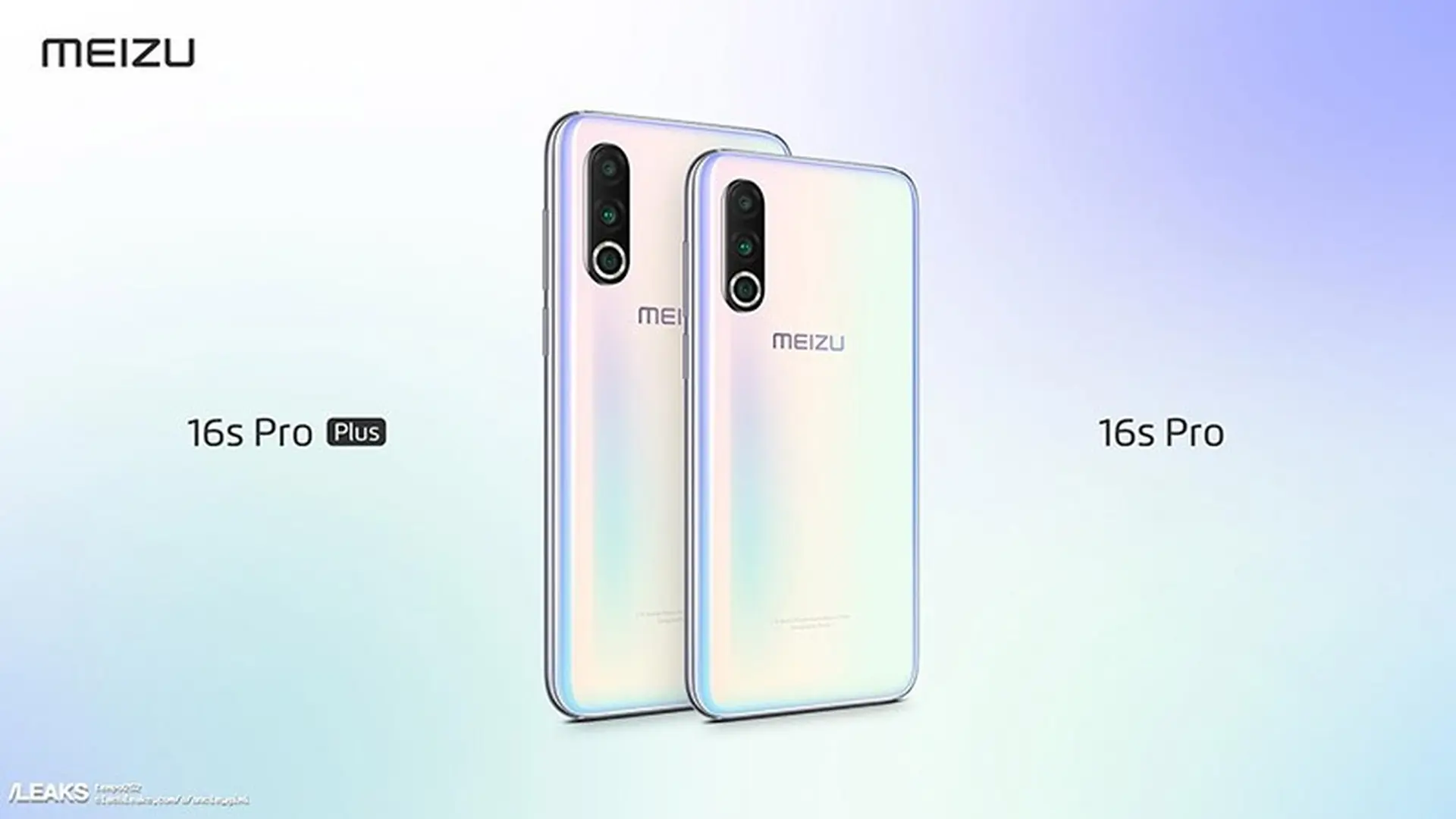 Meizu 16s Pro Plus bất ngờ lộ ảnh render với 3 camera sau