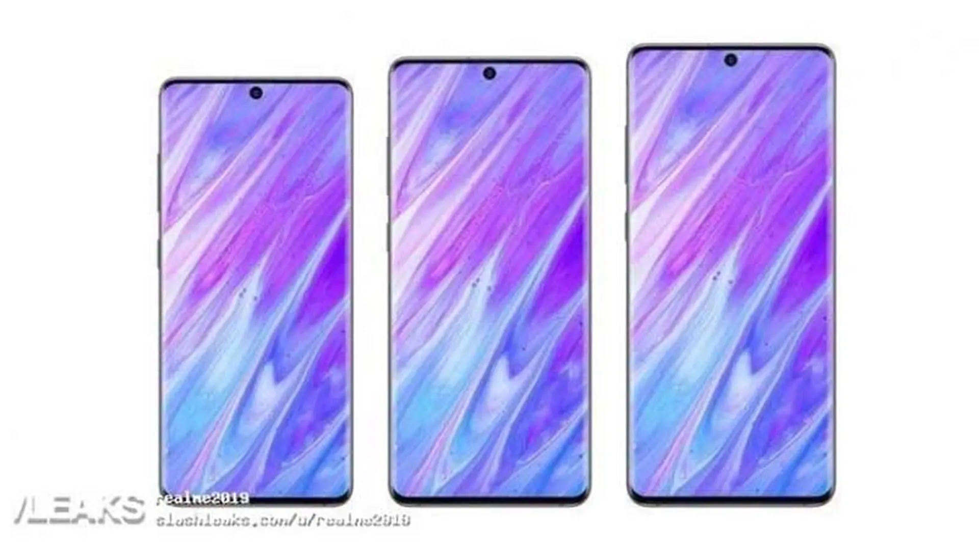 Rò rỉ thiết kế và kích thước màn hình của loạt Samsung Galaxy S11