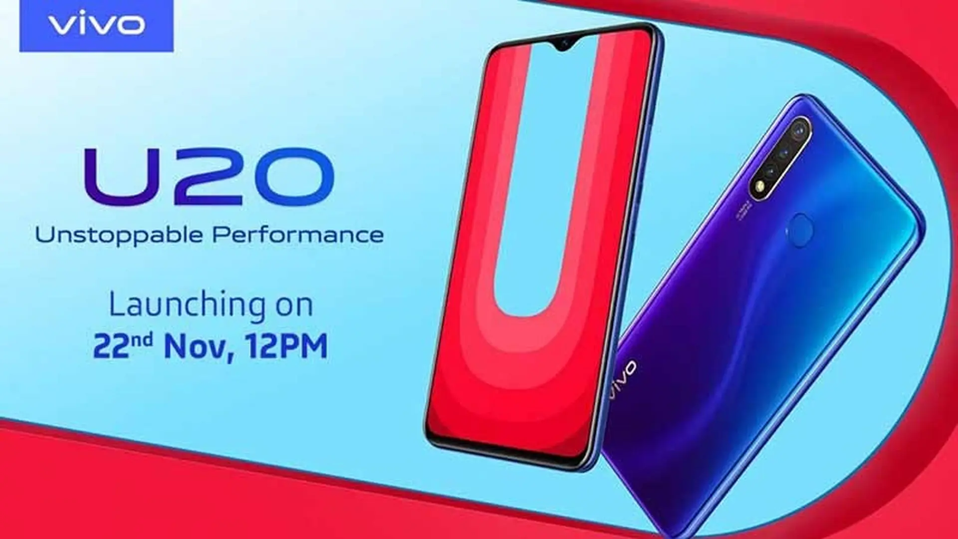 Vivo U20 với ba camera, chip Snapdragon 675 sẽ ra mắt vào 22/11