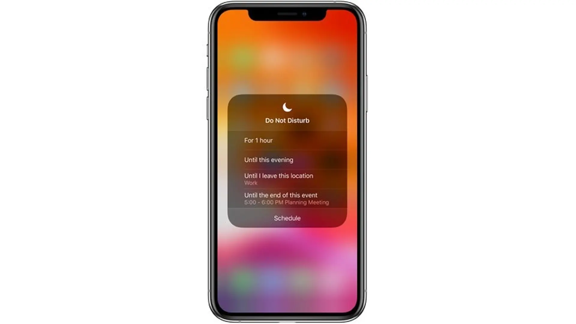 Đặt Không làm phiền trên iOS 13