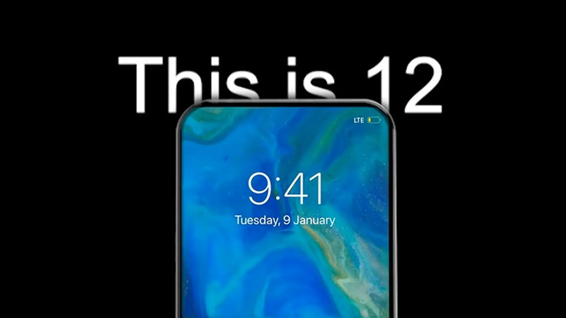 Concept iPhone 12 đẹp mãn nhãn với màn hình không notch, 4 camera sau