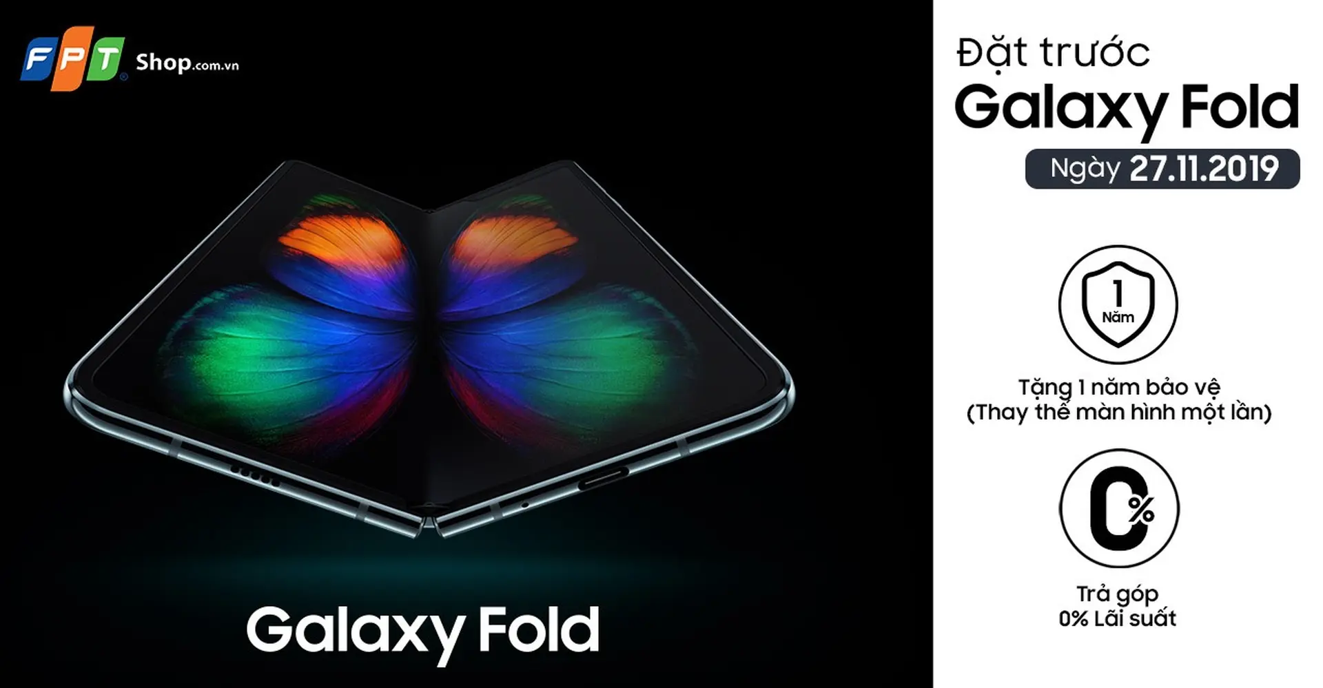 FPT Shop tung ưu đãi ‘chất’ với số lượng giới hạn cho khách đặt trước Galaxy Fold