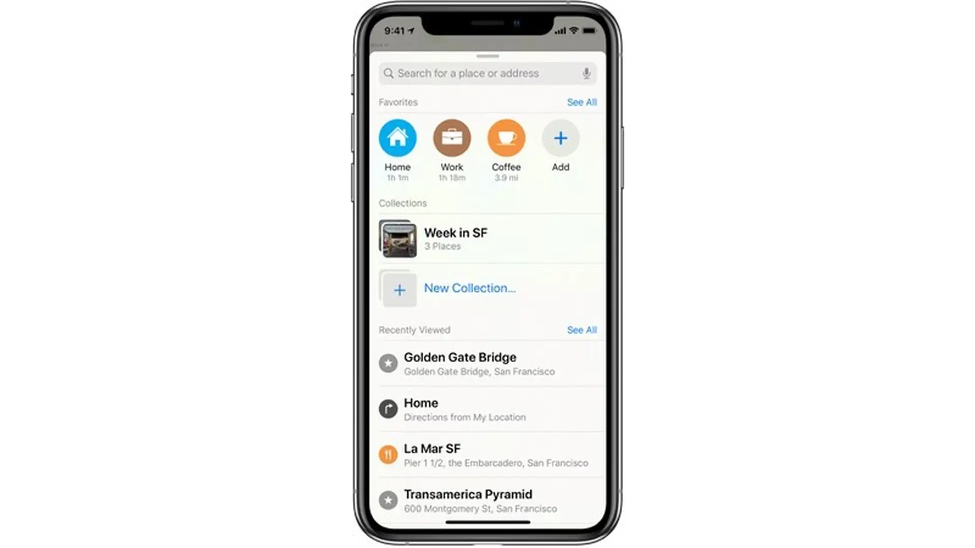 Tạo bộ sưu tập trong Bản đồ trên iOS 13