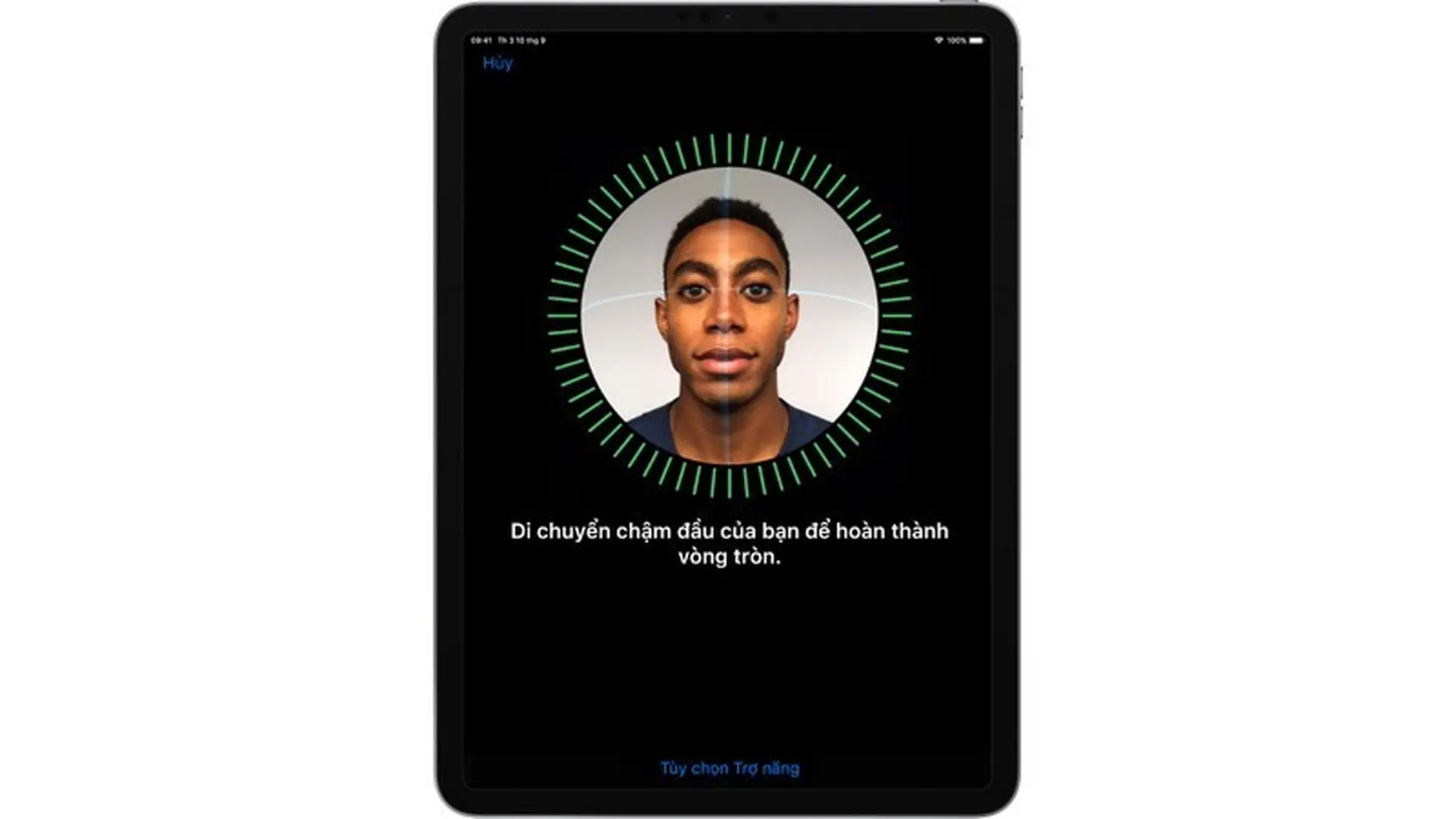 Thiết lập Face ID trên iPadOS 13