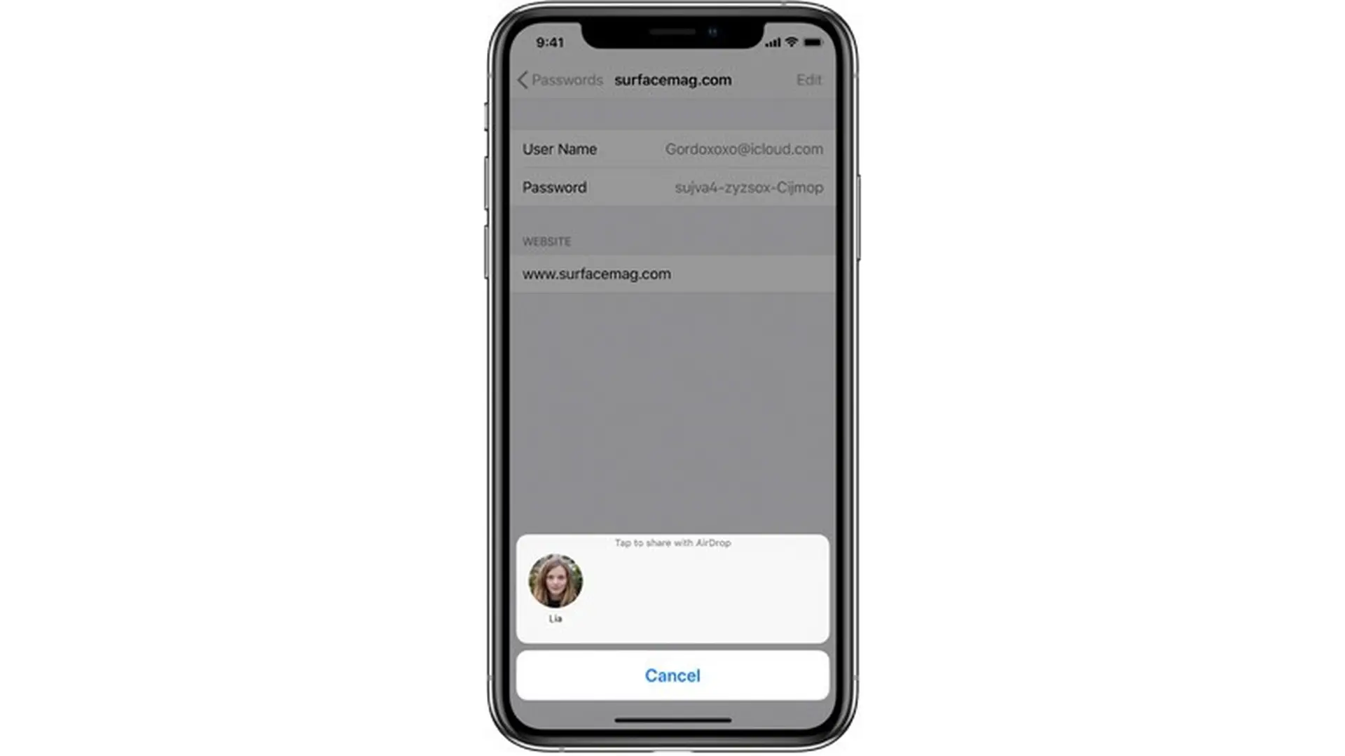 Tạo mật khẩu ứng dụng và trang web trên iOS 13