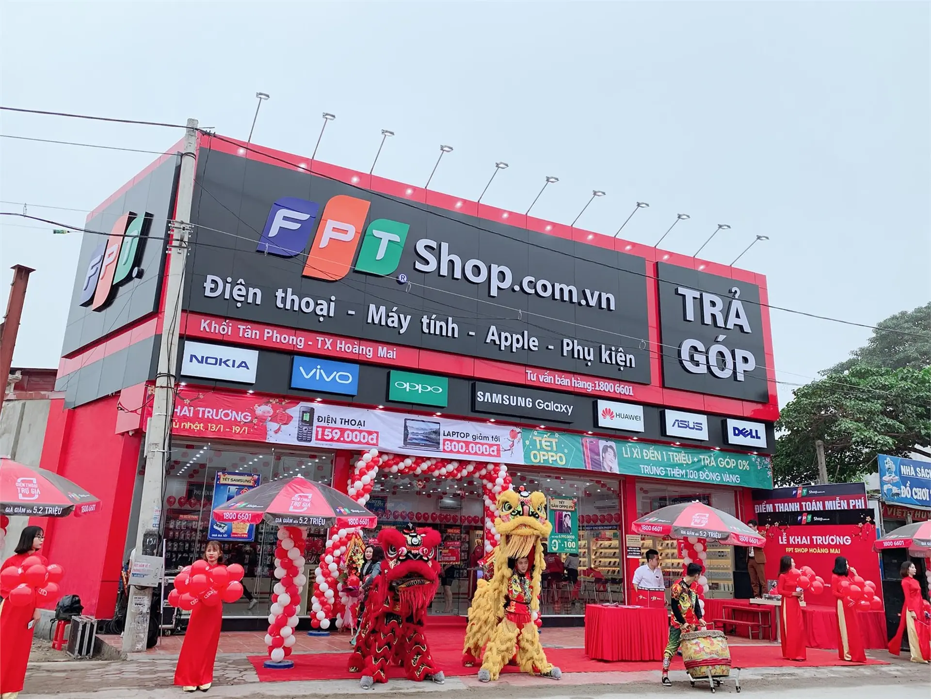 Lì xì đến 1 triệu đồng nhân dịp FPT Shop TX.Hoàng Mai, Nghệ An khai trương