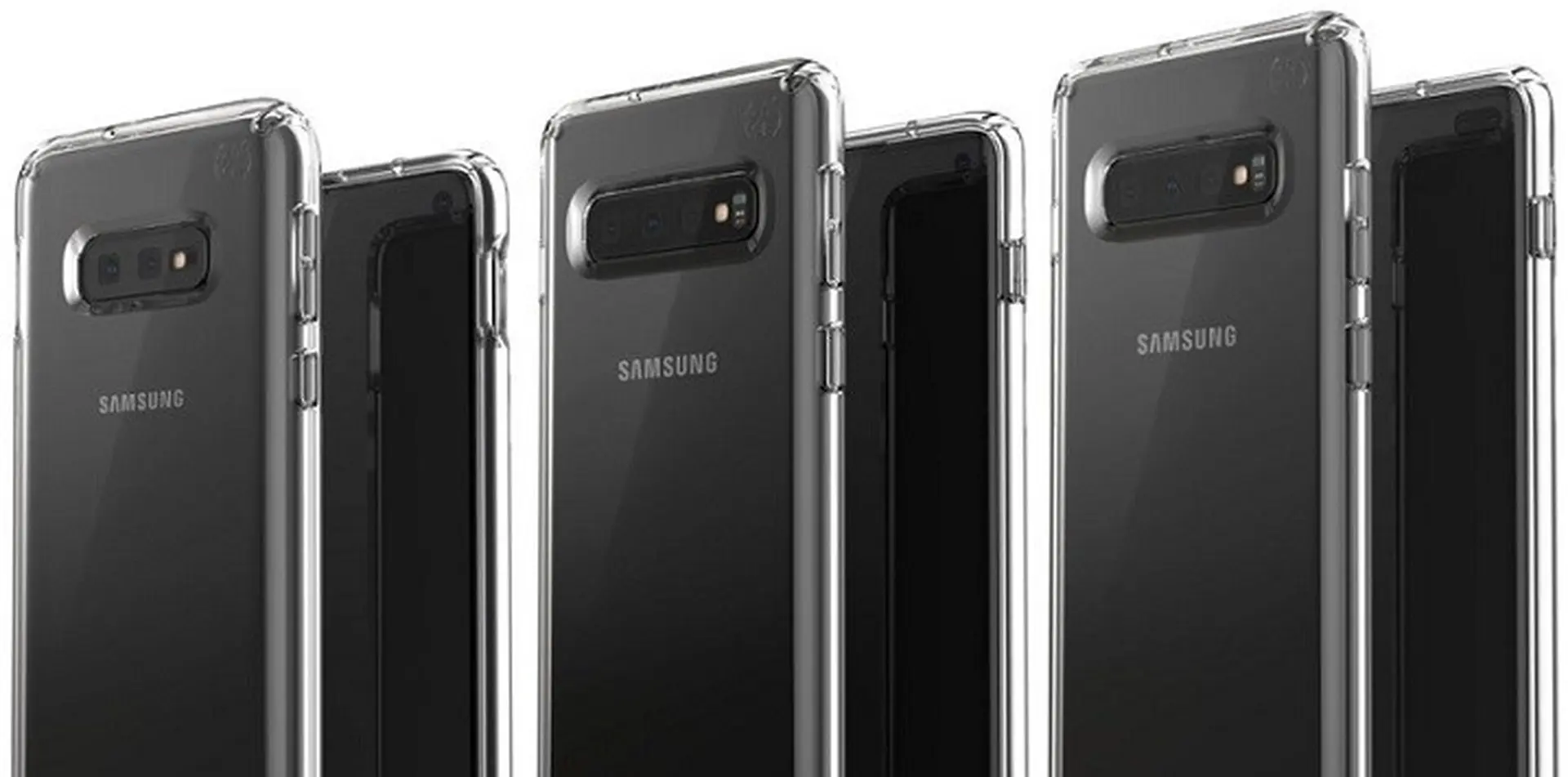Galaxy S10E, Galaxy S10 và Galaxy S10 Plus xuất hiện rõ nét trong hình ảnh mới