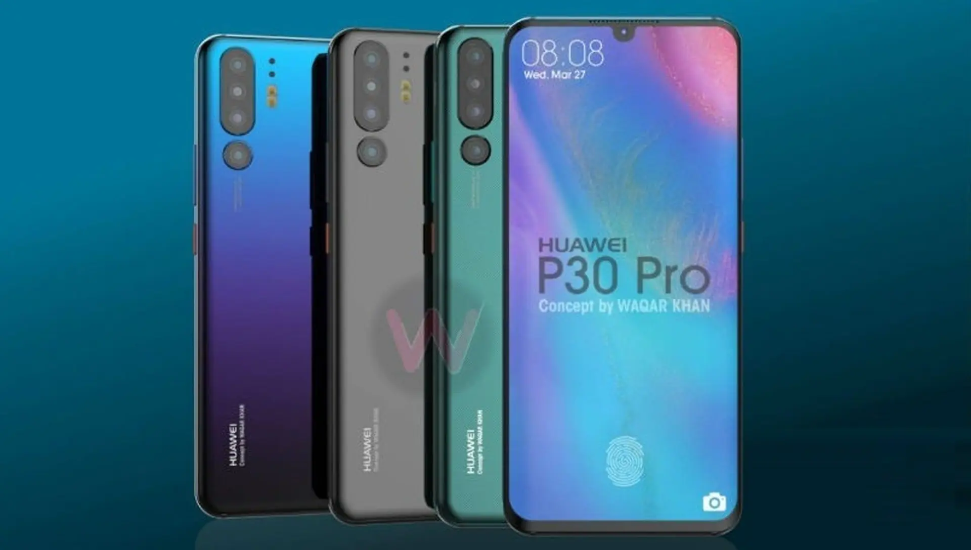 Thông tin về Huawei P30: Màn hình OLED lớn, camera ngon, RAM 12GB