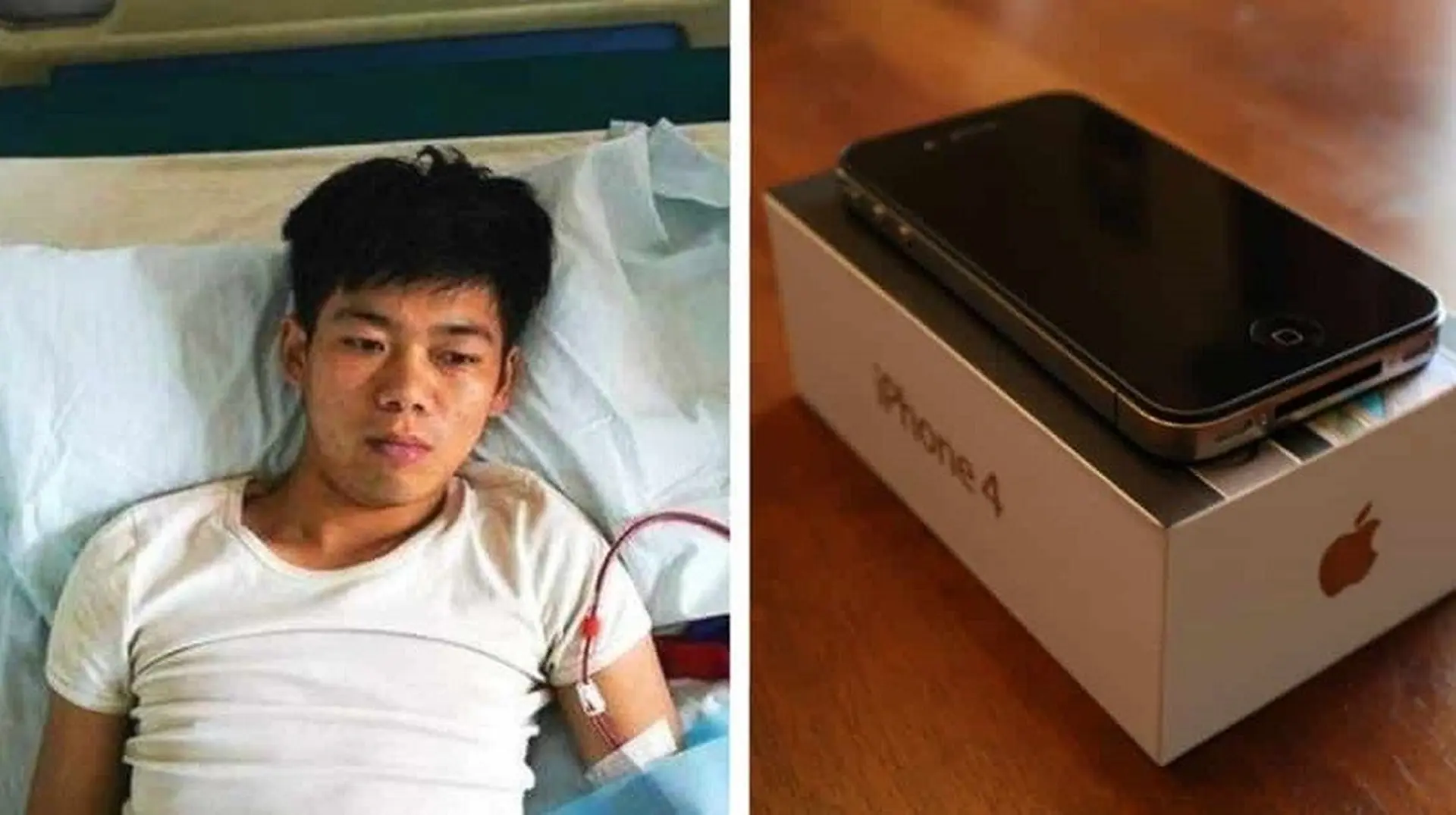 Thiếu niên Trung Quốc bán thận mua iPhone 4 nay đã nằm liệt giường