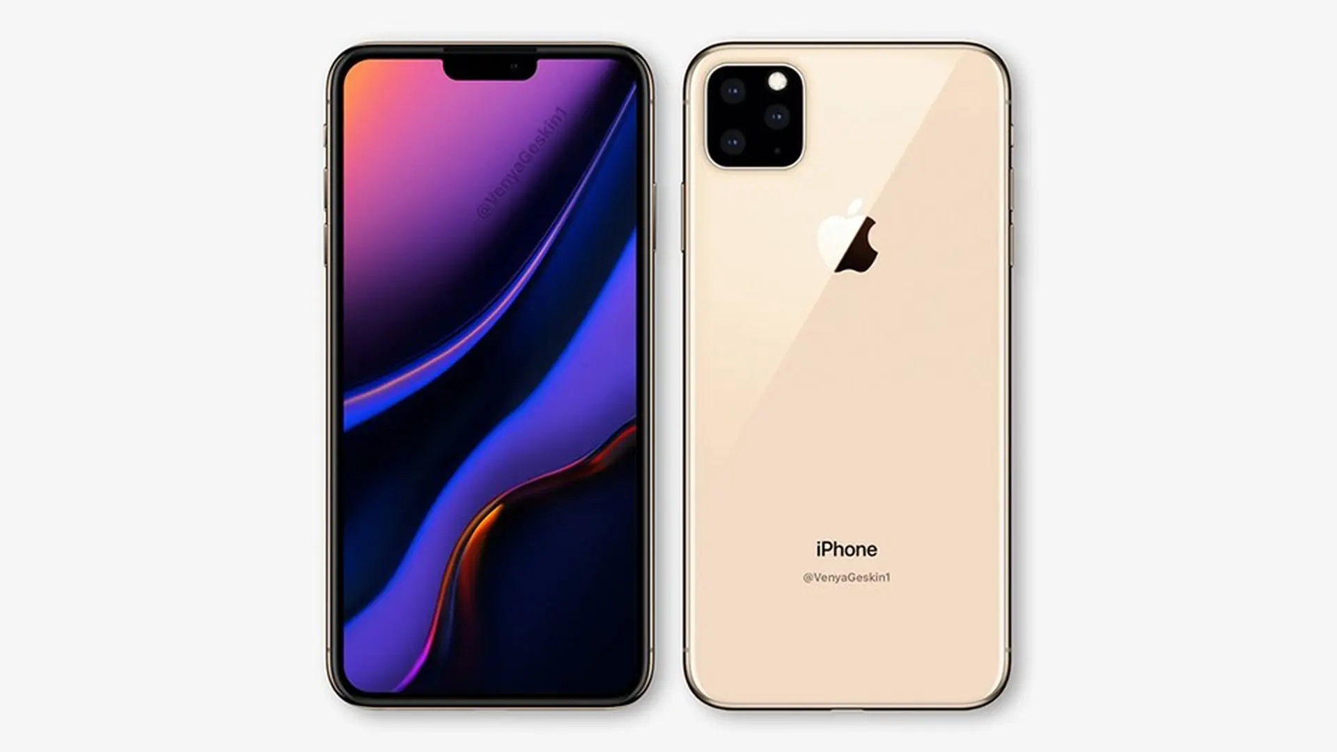 iPhone XI tiếp tục khoe dáng lung linh trong bức ảnh hai mặt trước sau