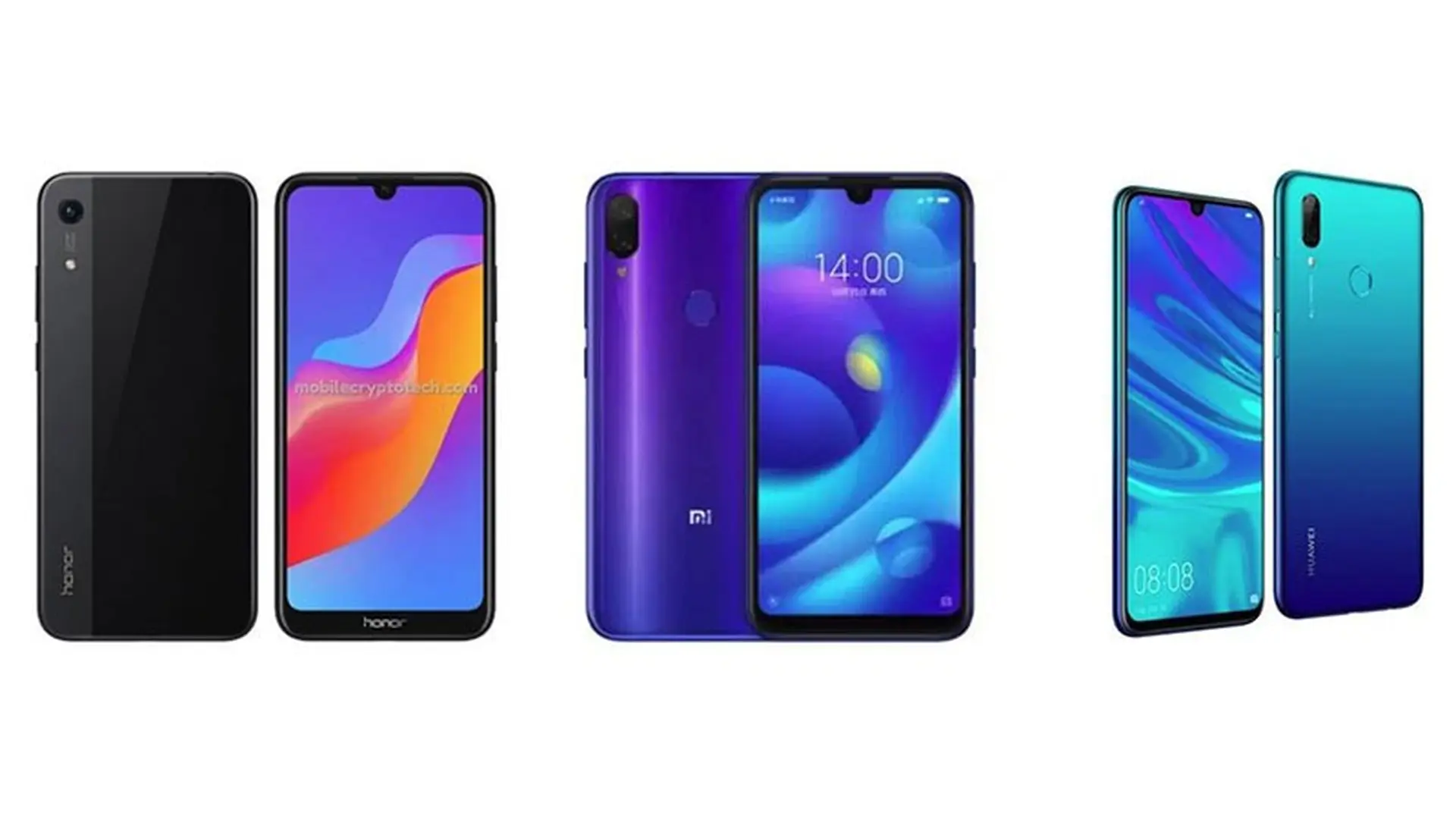So sánh cấu hình Honor Play 8A, Huawei Y7 Pro 2019 vs Xiaomi Mi Play