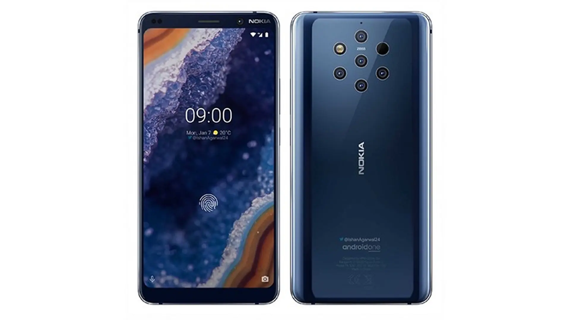 Nokia 9 PureView lộ ảnh báo chí, xác nhận có 5 camera sau và cảm biến vân tay siêu âm