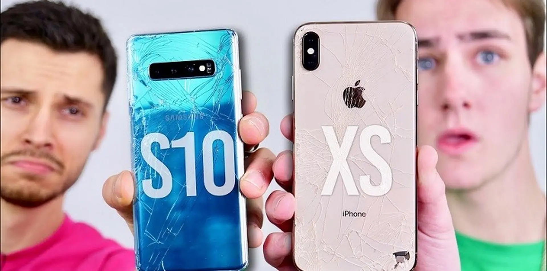 Thả rơi Galaxy S10+ và iPhone Xs Max: Siêu phẩm nào bền hơn?