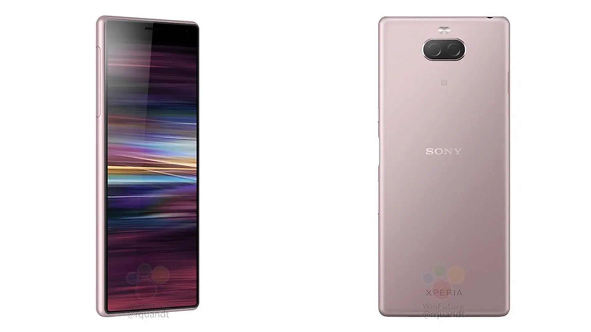 Sony Xperia XA3 lộ ảnh render với màn hình 21:9, cằm dưới mỏng như BPhone 3