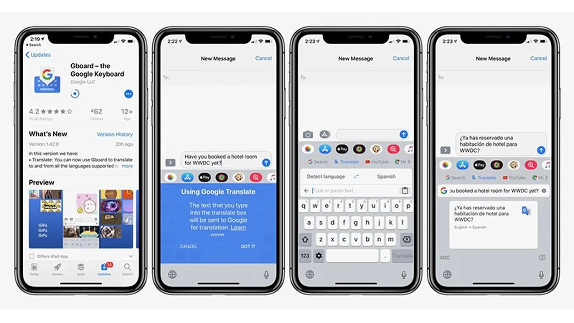 Hướng dẫn sử dụng tính năng Dịch mới của Gboard trên iOS
