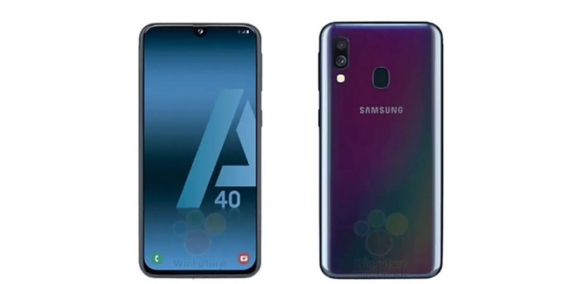 Galaxy A40 rò rỉ thông số cấu hình và giá bán