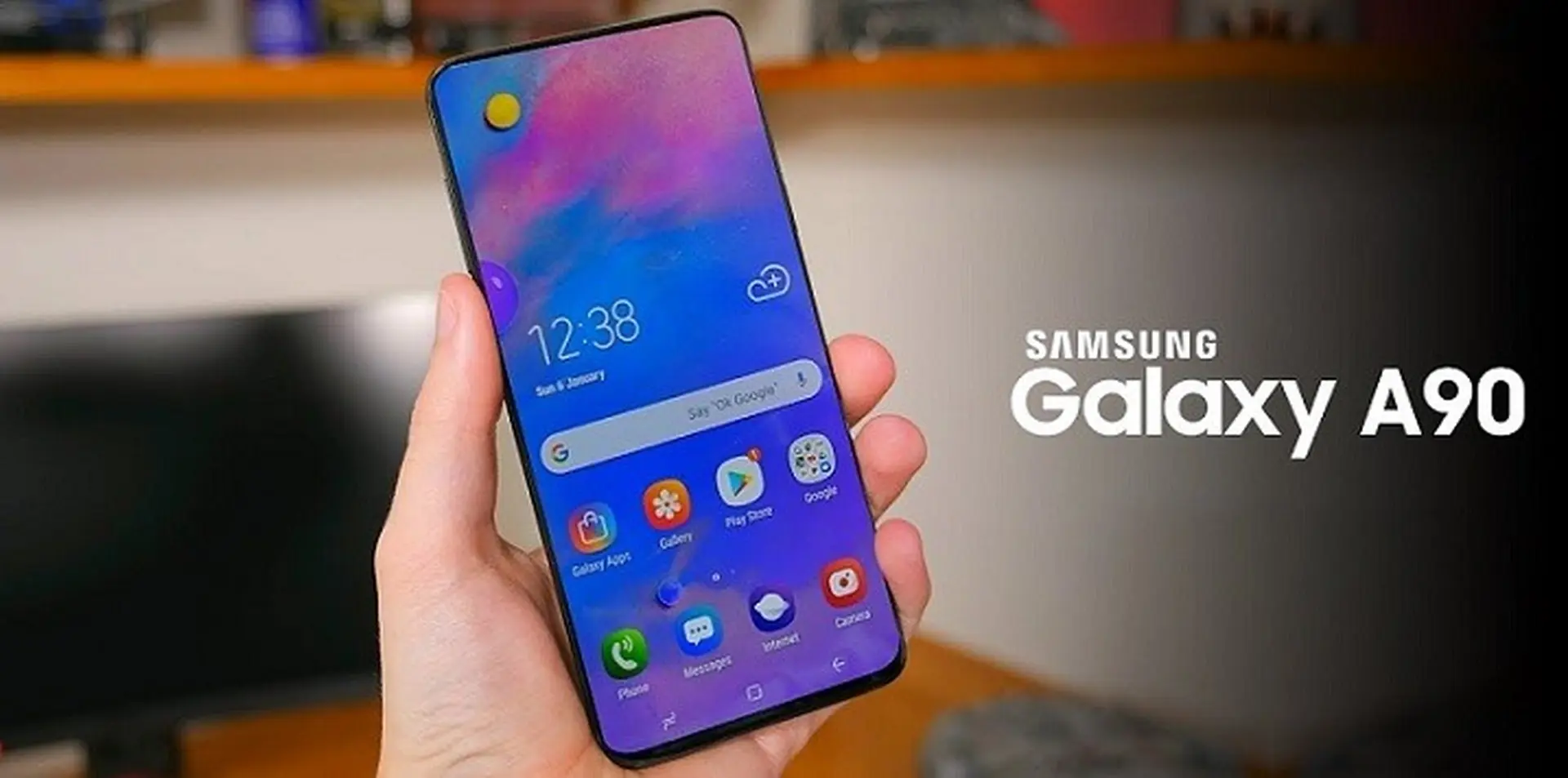 Galaxy A90 xuất hiện trên trang Web của Samsung, xác nhận sẽ không sử dụng thiết kế notch