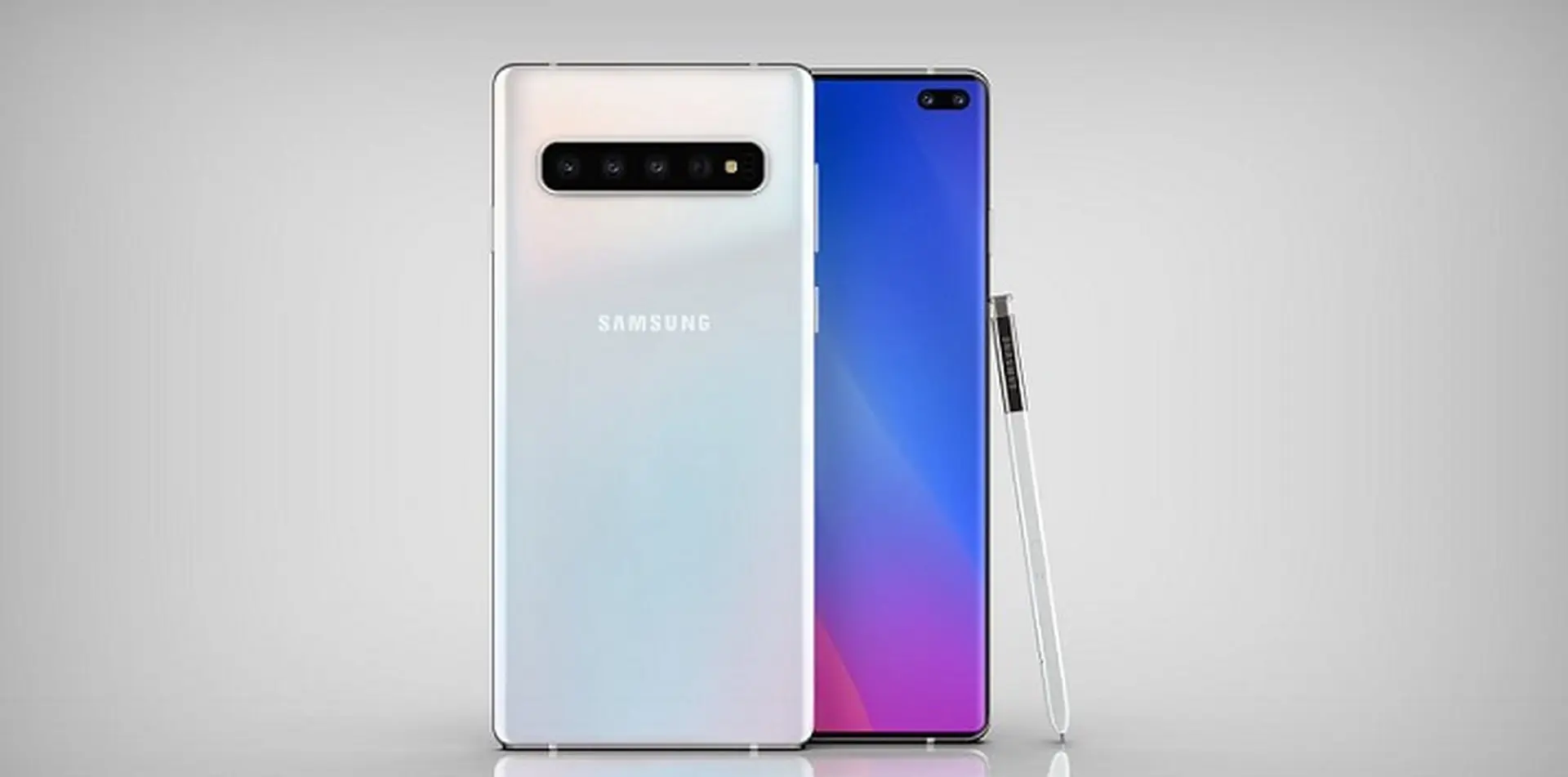 Galaxy Note 10 tiếp tục xuất hiện: Màn hình “nốt ruồi”, 4 camera, bút S-Pen mới