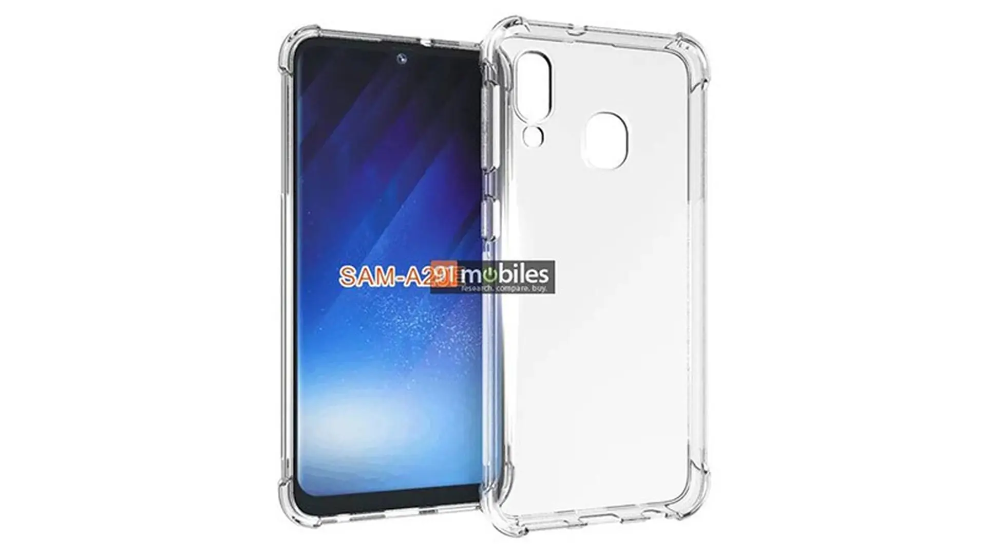 Galaxy A20e bất ngờ lộ diện cùng ốp lưng bảo vệ, hé lộ nhiều chi tiết thú vị về thiết kế