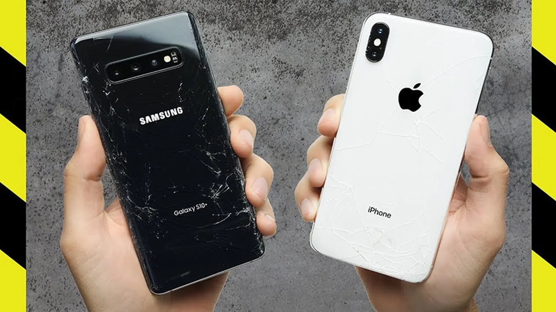 Samsung Galaxy S10+ và iPhone XS Max: Thử nghiệm thả rơi, ai bền hơn?