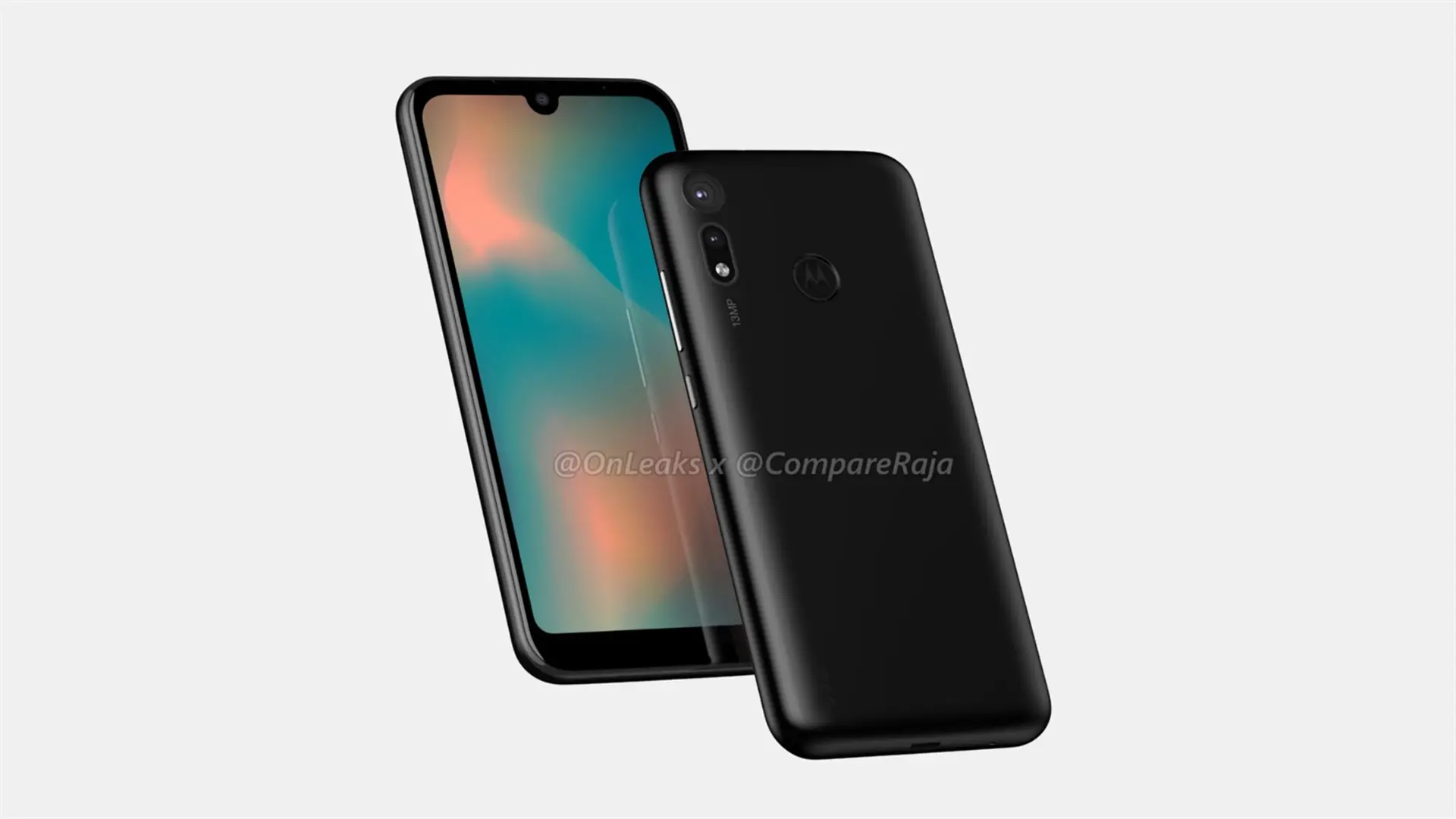 Motorola P40 Play lộ ảnh sắc nét: Màn hình giọt nước, camera kép