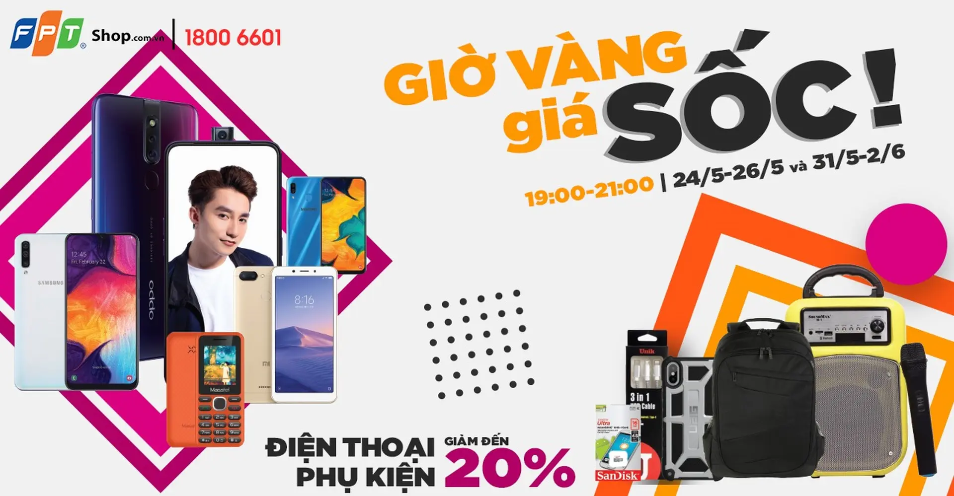 FPT Shop giảm đến 1 triệu đồng trong chương trình "Giờ vàng giá sốc"