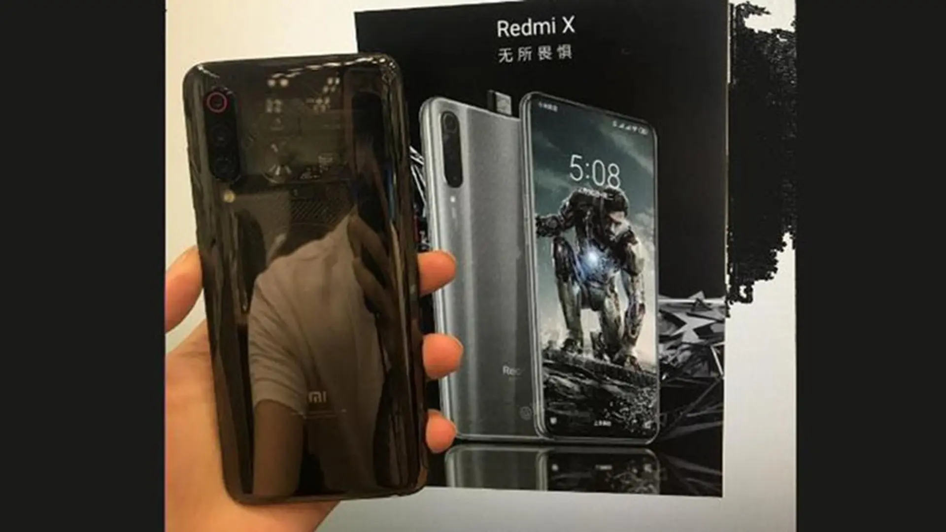 Redmi X lần đầu lộ ảnh thực tế, xác nhận có camera selfie pop-up, 3 máy ảnh sau
