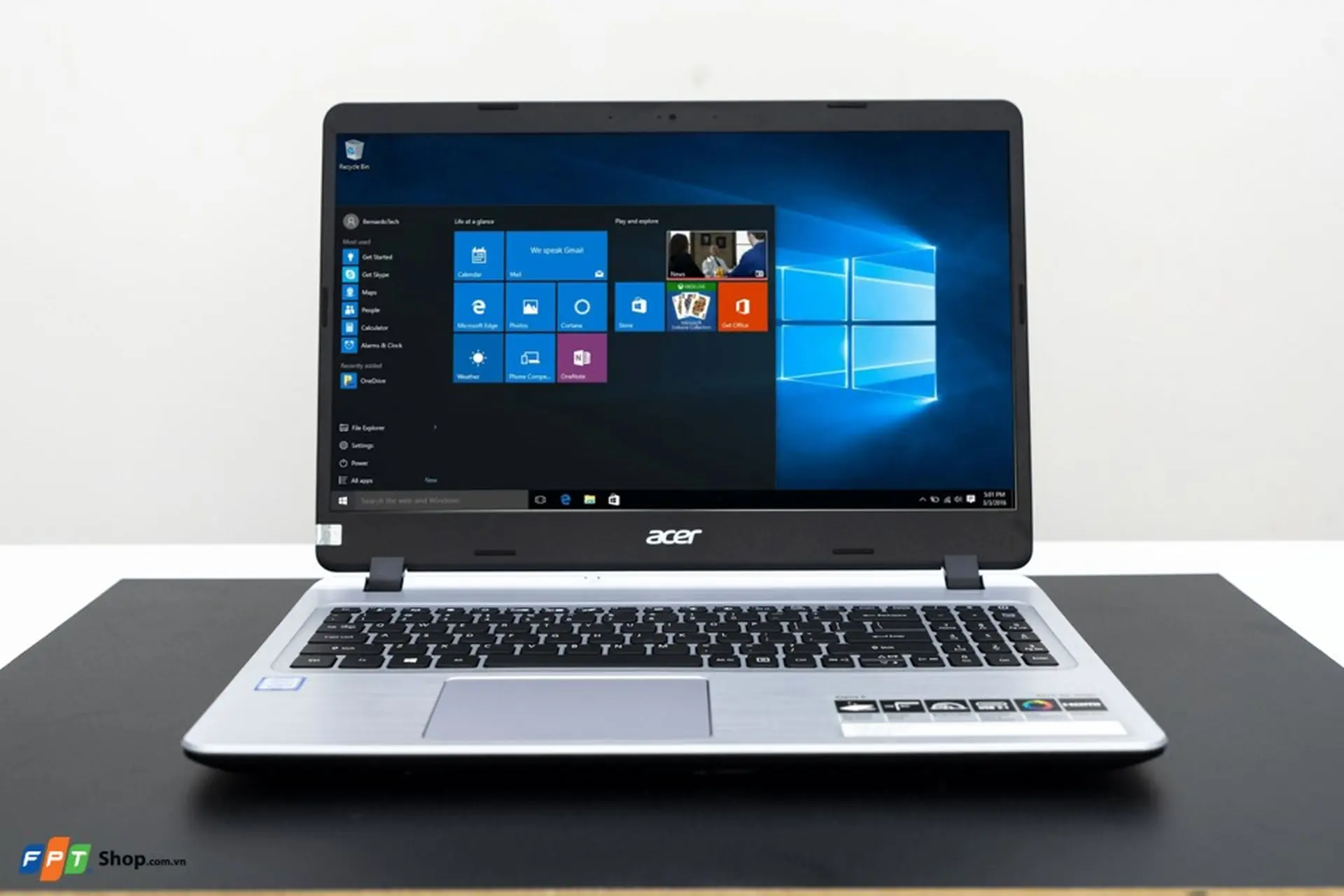 Acer Aspire A515-53-50ZD: thiết kế cách tân, cấu hình mạnh mẽ