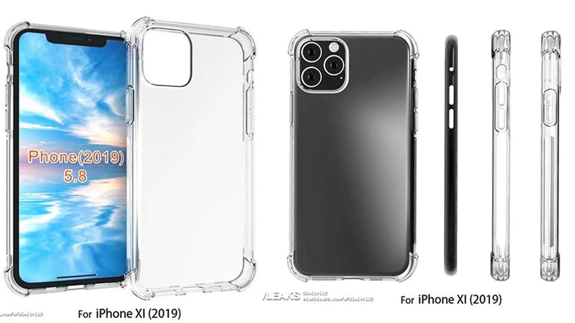 Ốp lưng iPhone XI và XI Max bị rò rỉ cho thấy cụm ba camera “xịn xò” ở phía sau