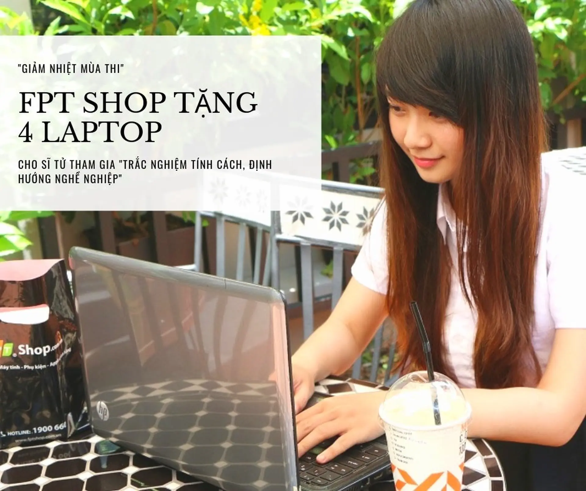FPT Shop tặng 4 laptop cho sĩ tử tham gia trắc nghiệm chọn nghề nghiệp