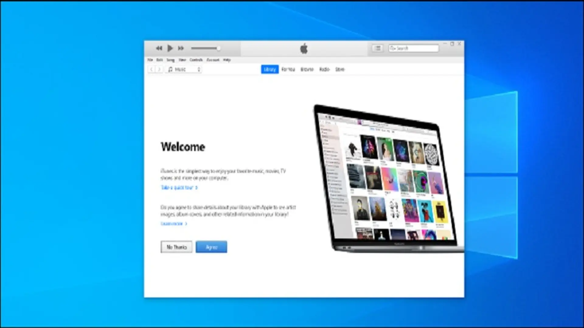 iTunes sẽ nói lời tạm biệt người dùng, tuy nhiên đó không phải là người dùng Windows