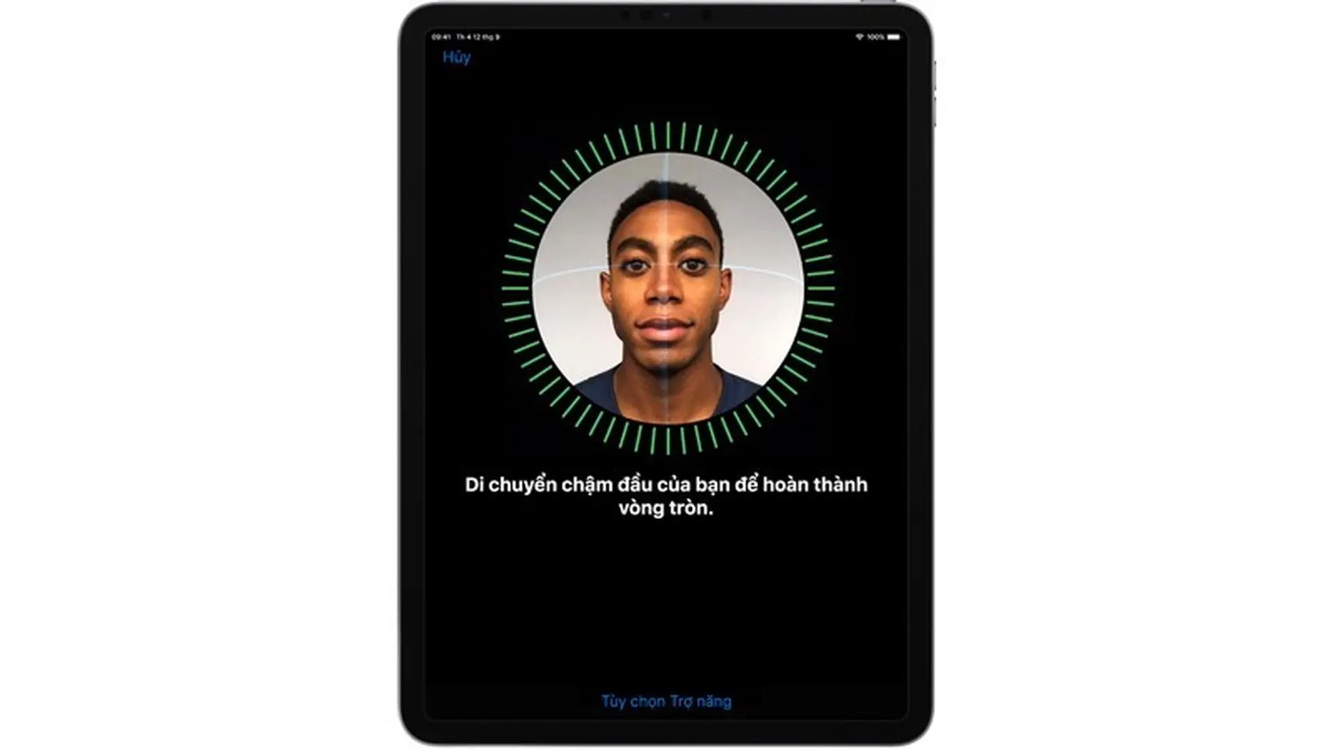 Thiết lập Face ID trên iPad