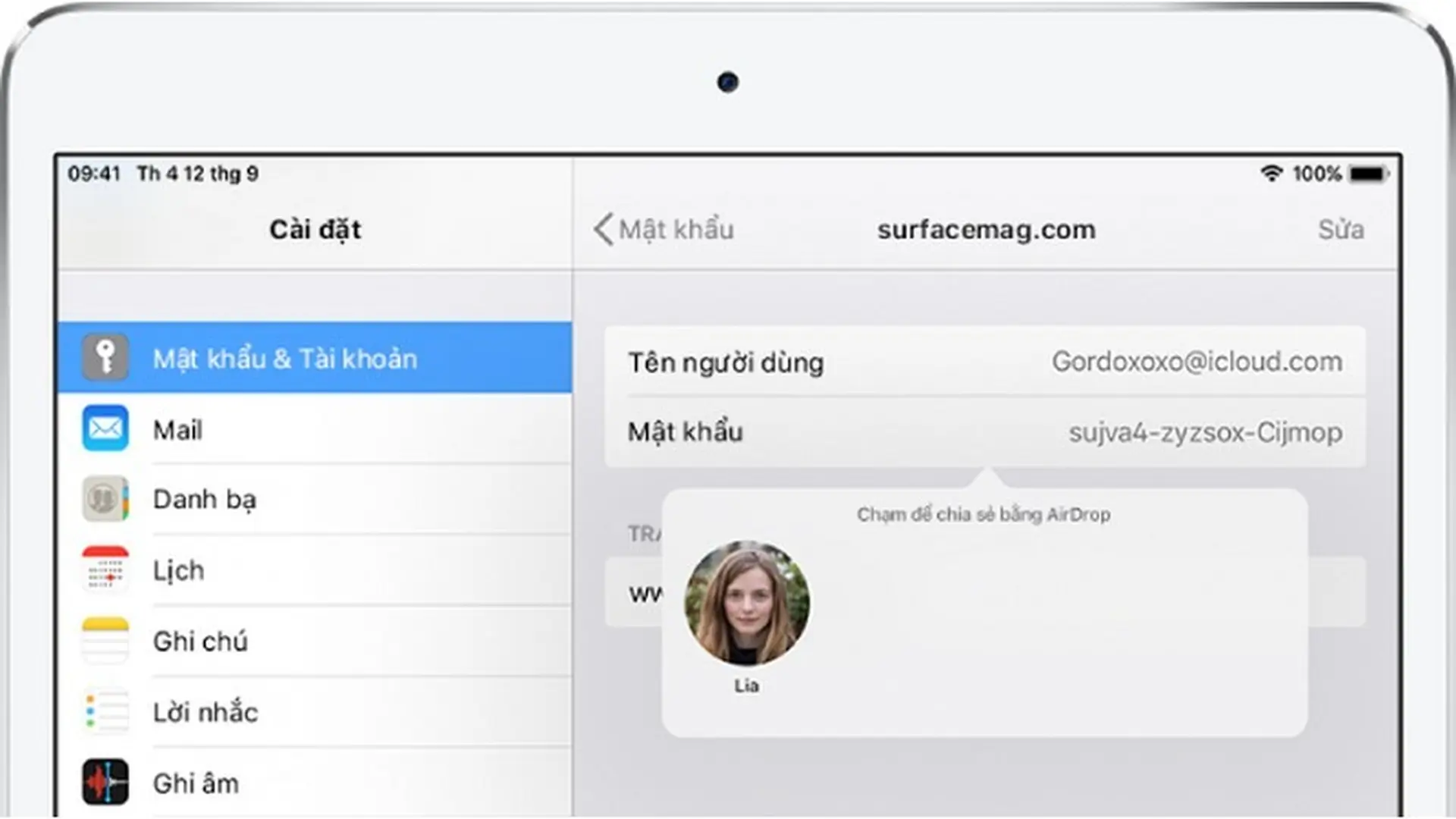 Tăng tính bảo mật cho Apple ID của bạn iPad