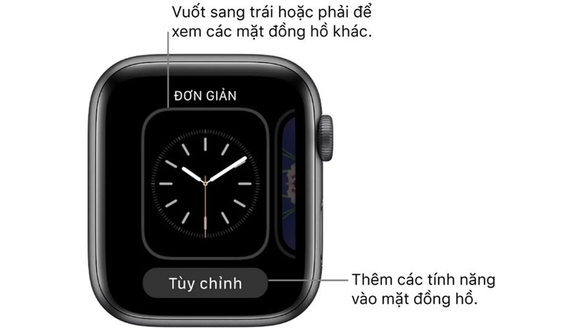 Tùy chỉnh mặt đồng hồ