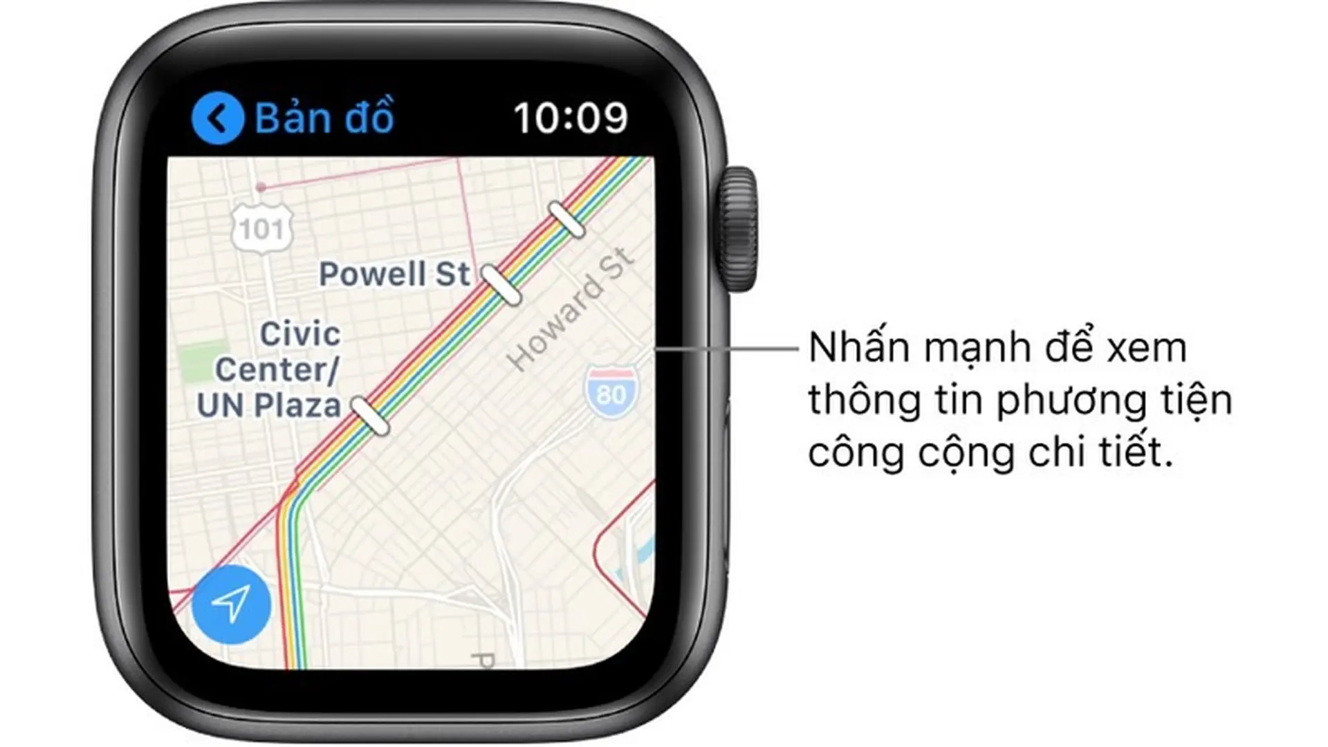 Nhận chỉ đường trên Apple Watch
