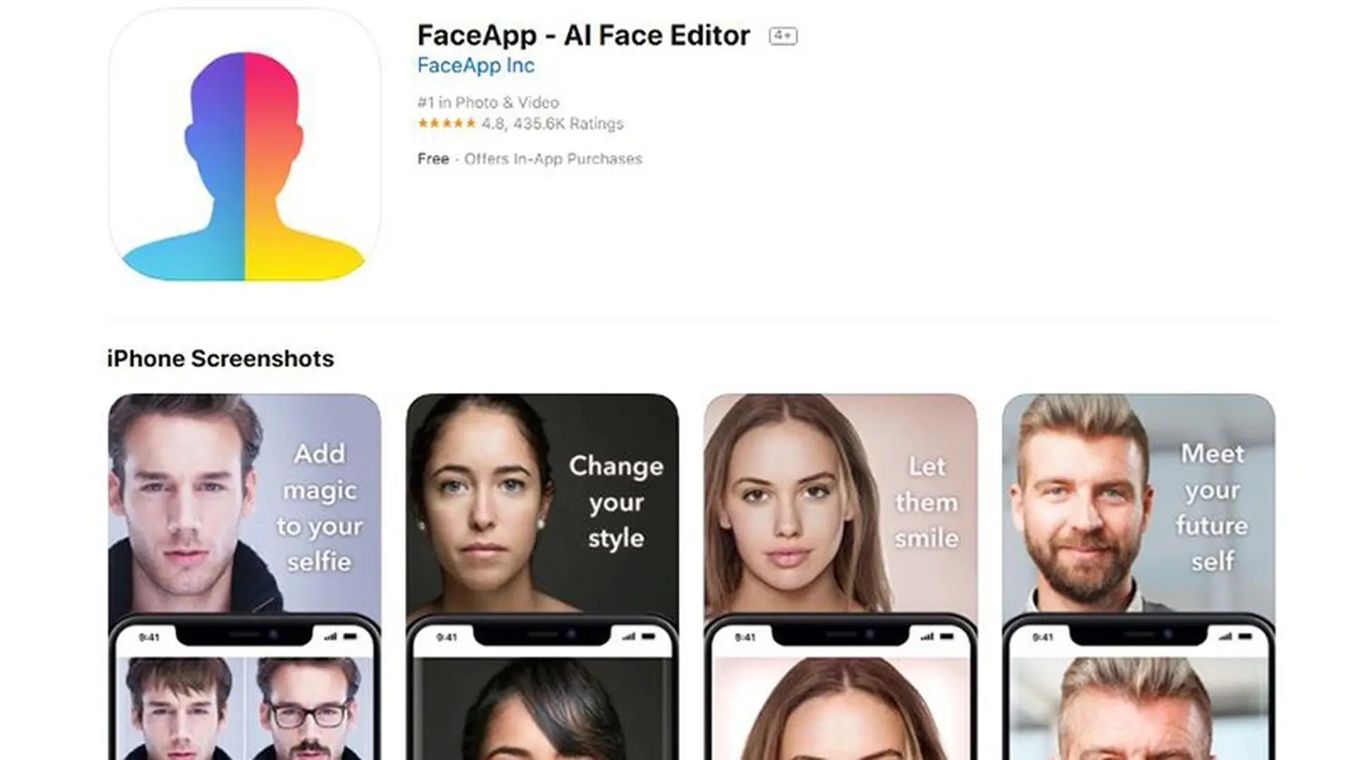 Ứng dụng FaceApp có thể thu thập dữ liệu người dùng cho mục đích xấu