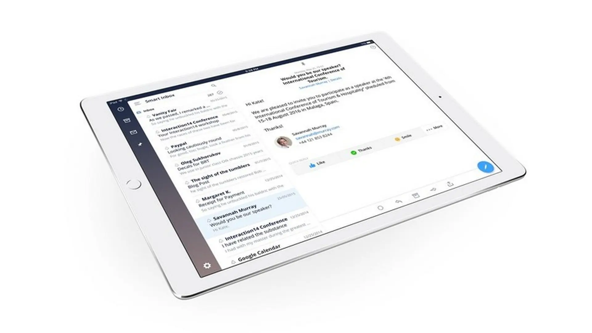 Làm việc với tệp đính kèm email trên iPad