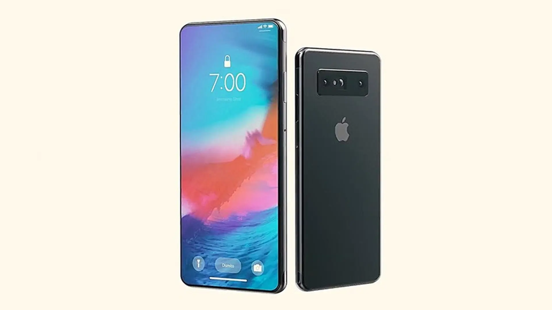 Mời chiêm ngưỡng concept iPhone Pro: Camera selfie ẩn dưới màn hình, vân tay siêu âm