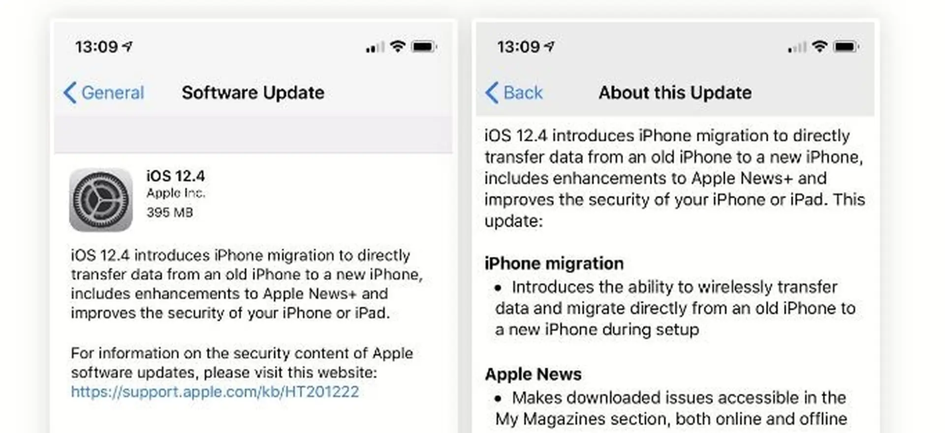 Apple chính thức phát hành iOS 12.4, mời mọi người cập nhật