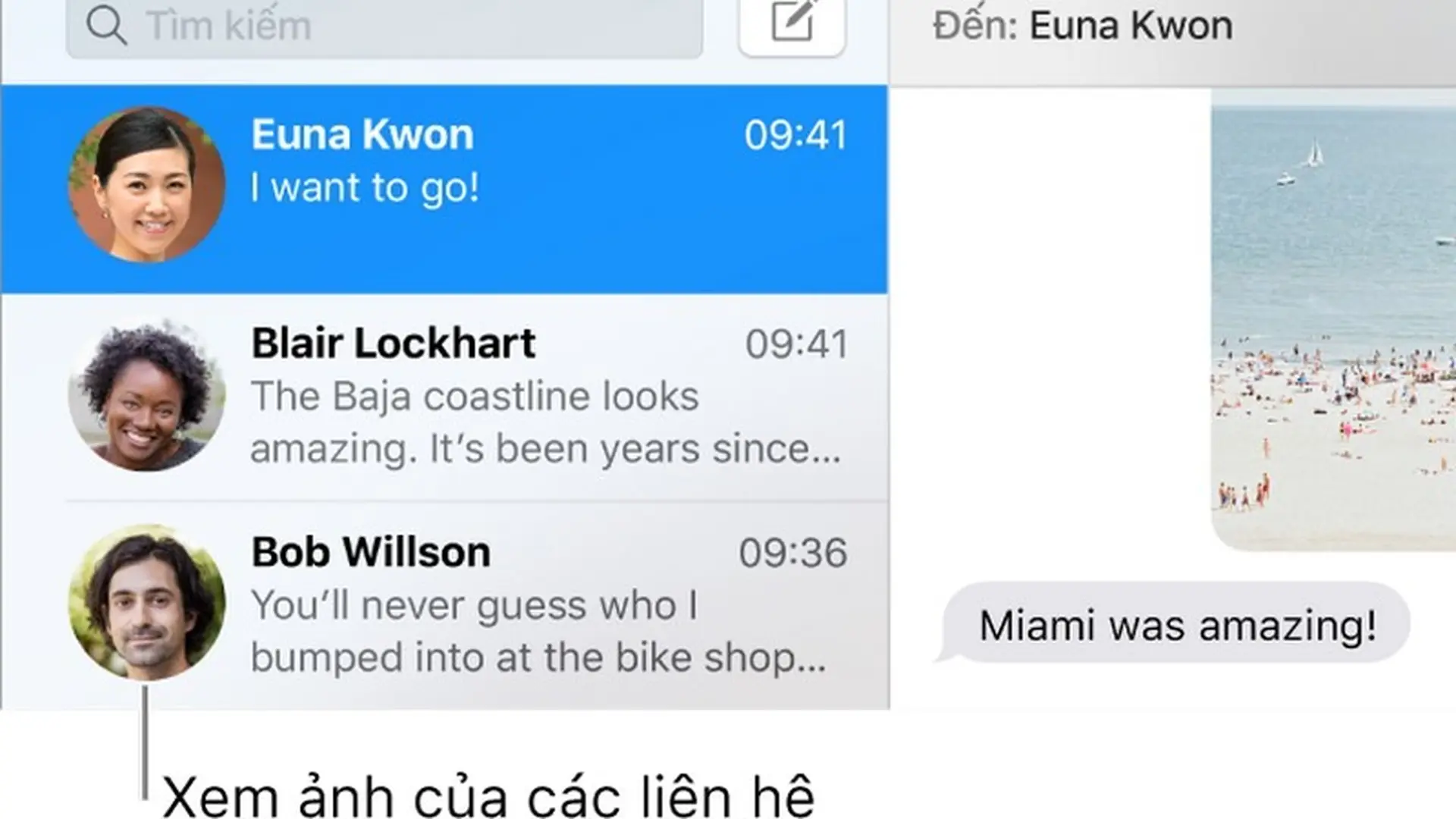 Thay đổi ảnh của mọi người trong các ứng dụng trên máy Mac