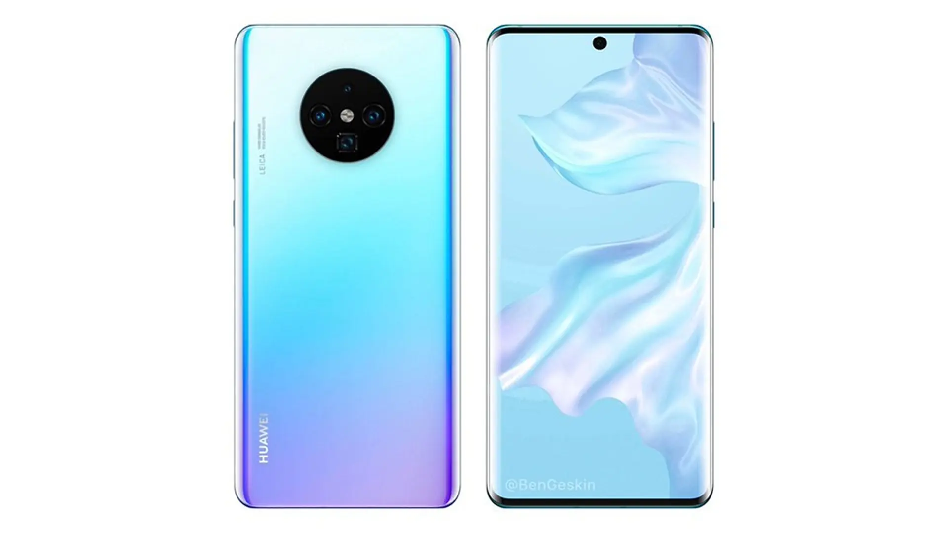 Huawei Mate 30 Pro tiếp tục lộ diện với camera tròn và màn hình “nốt ruồi”