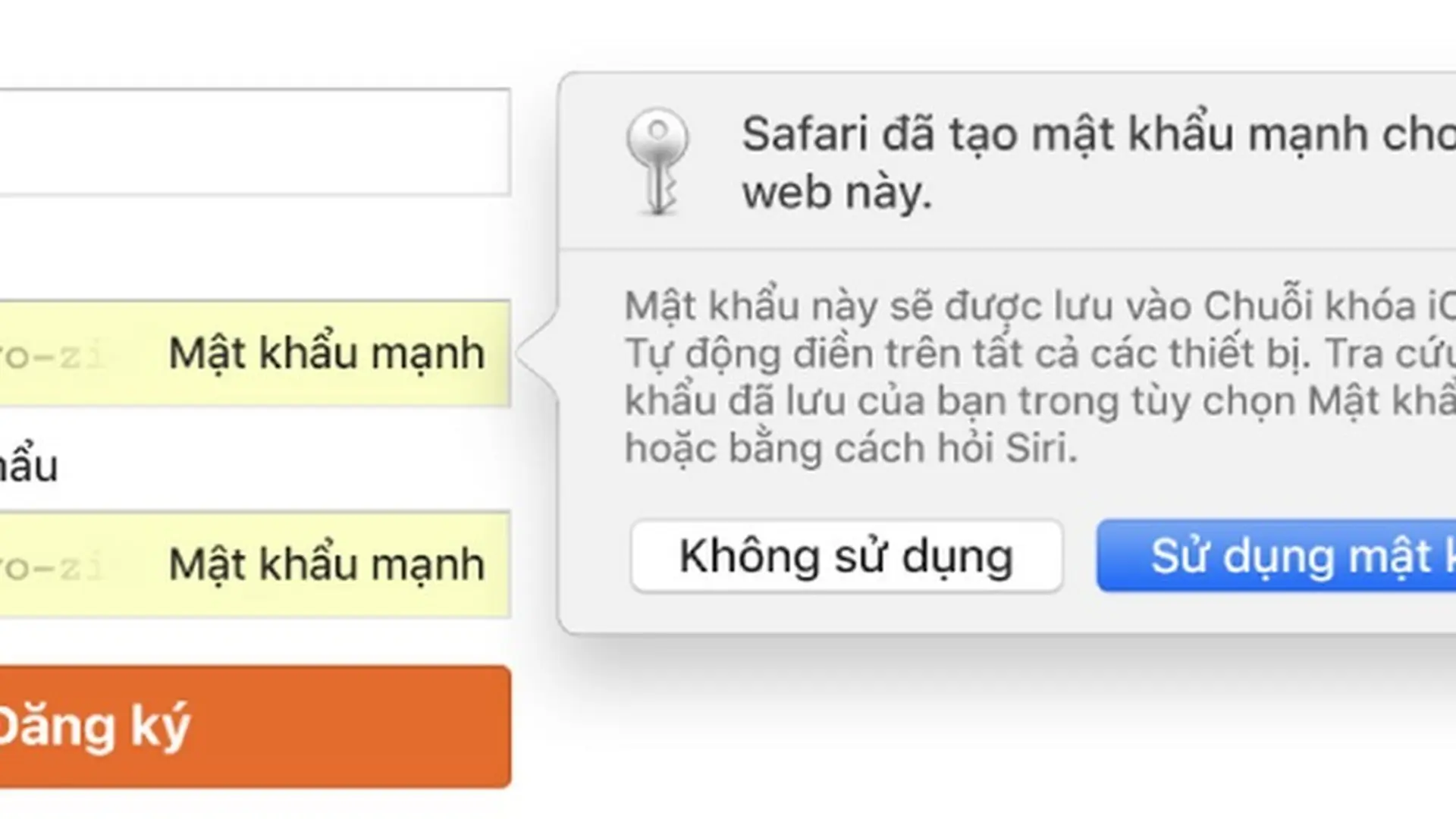 Tự động điền thẻ tín dụng, danh bạ và mật khẩu trong Safari trên macOS Big Sur