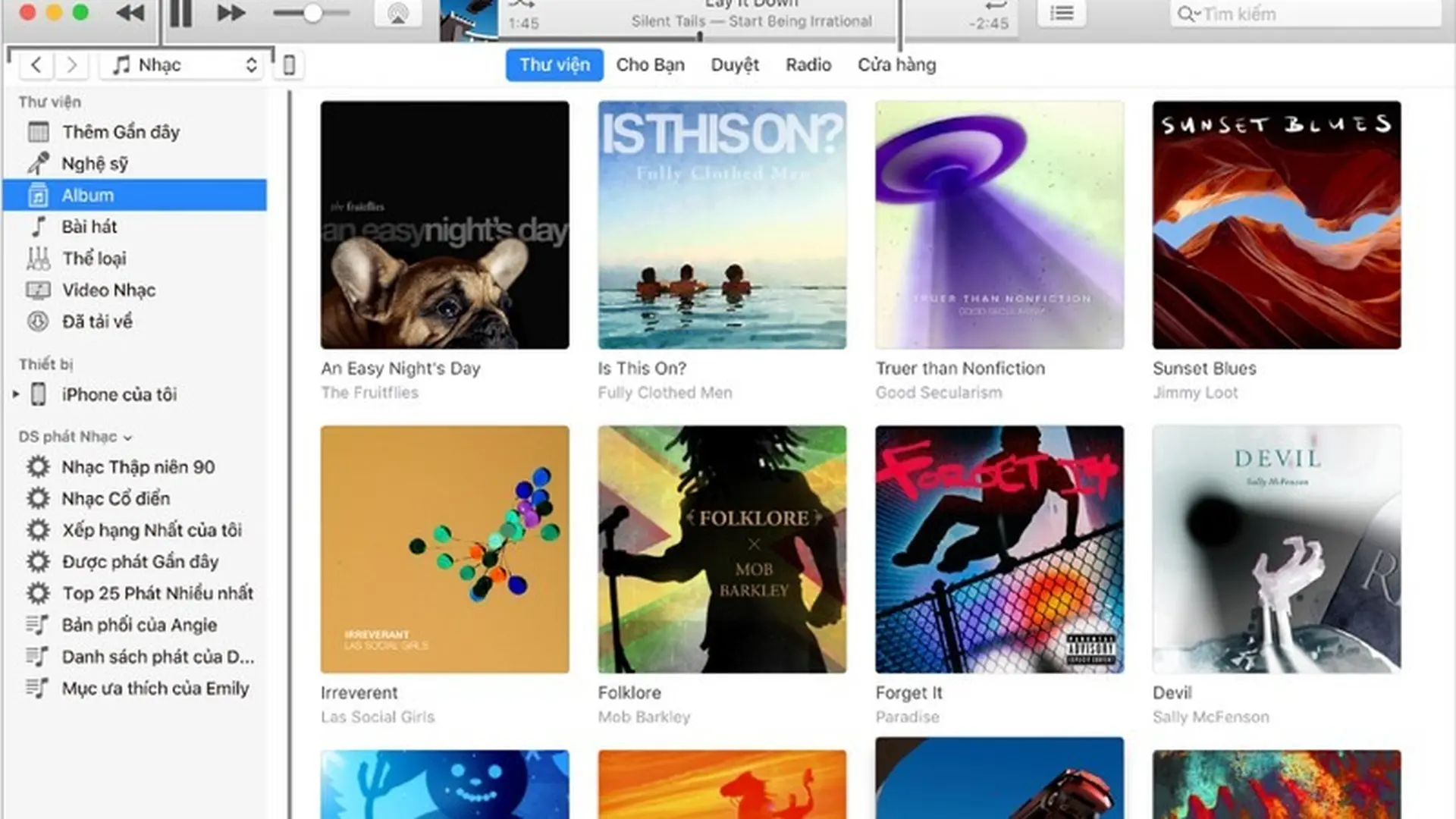 Phát Beats 1 hoặc Apple Music Radio trong iTunes trên máy Mac