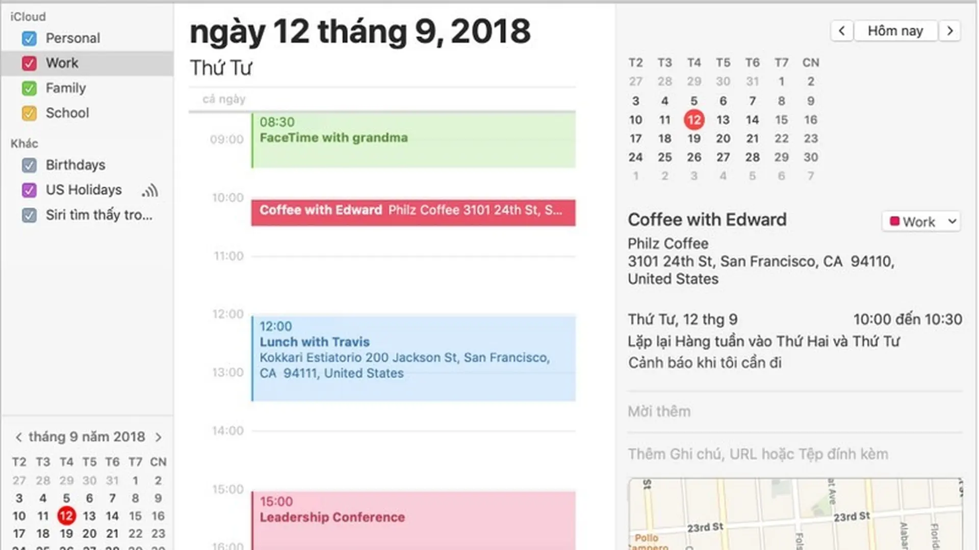 Sử dụng lịch âm trên macOS Big Sur