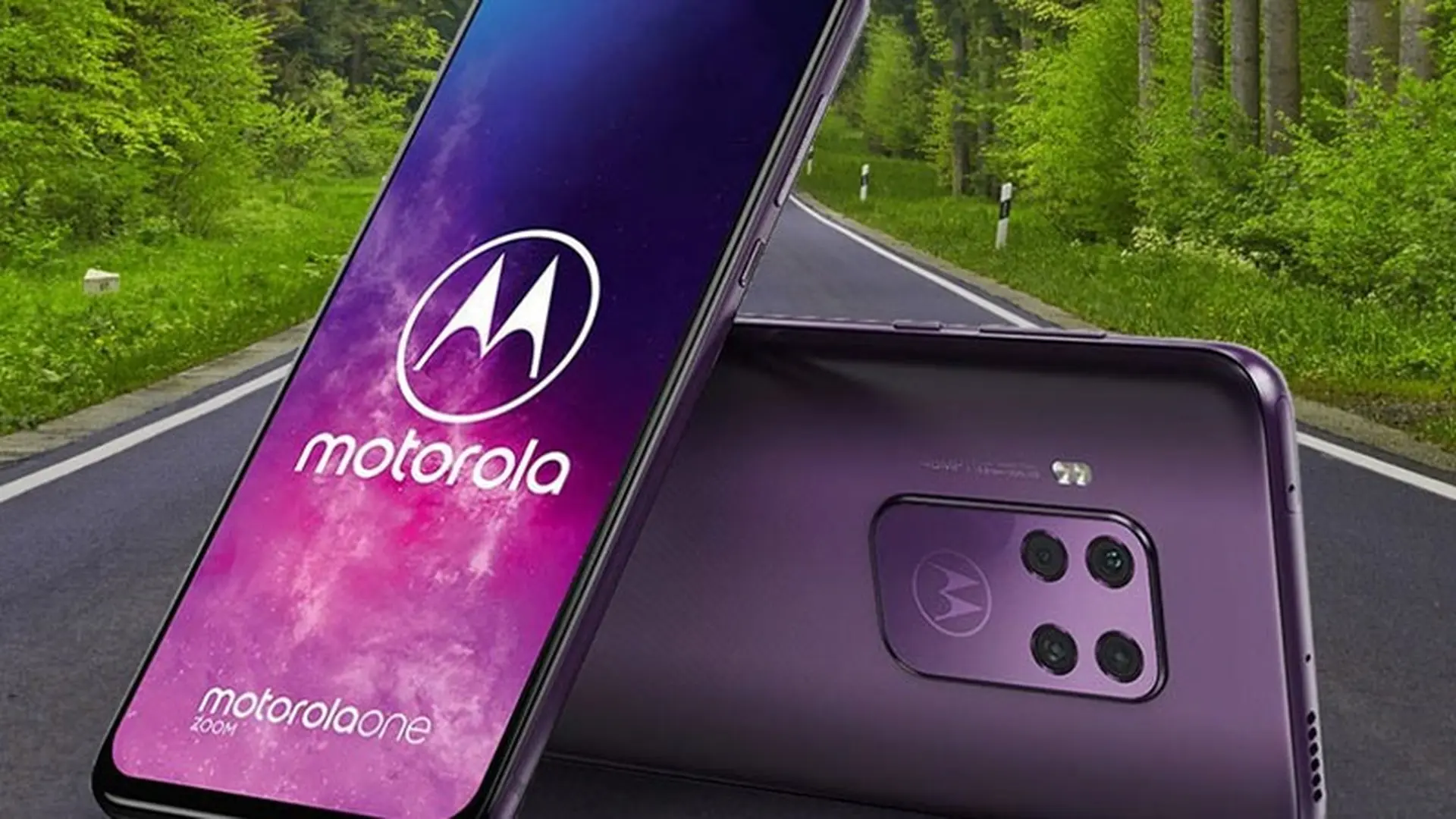 Motorola One Zoom bất ngờ lộ ảnh thực tế với màn hình giọt nước, 4 camera sau