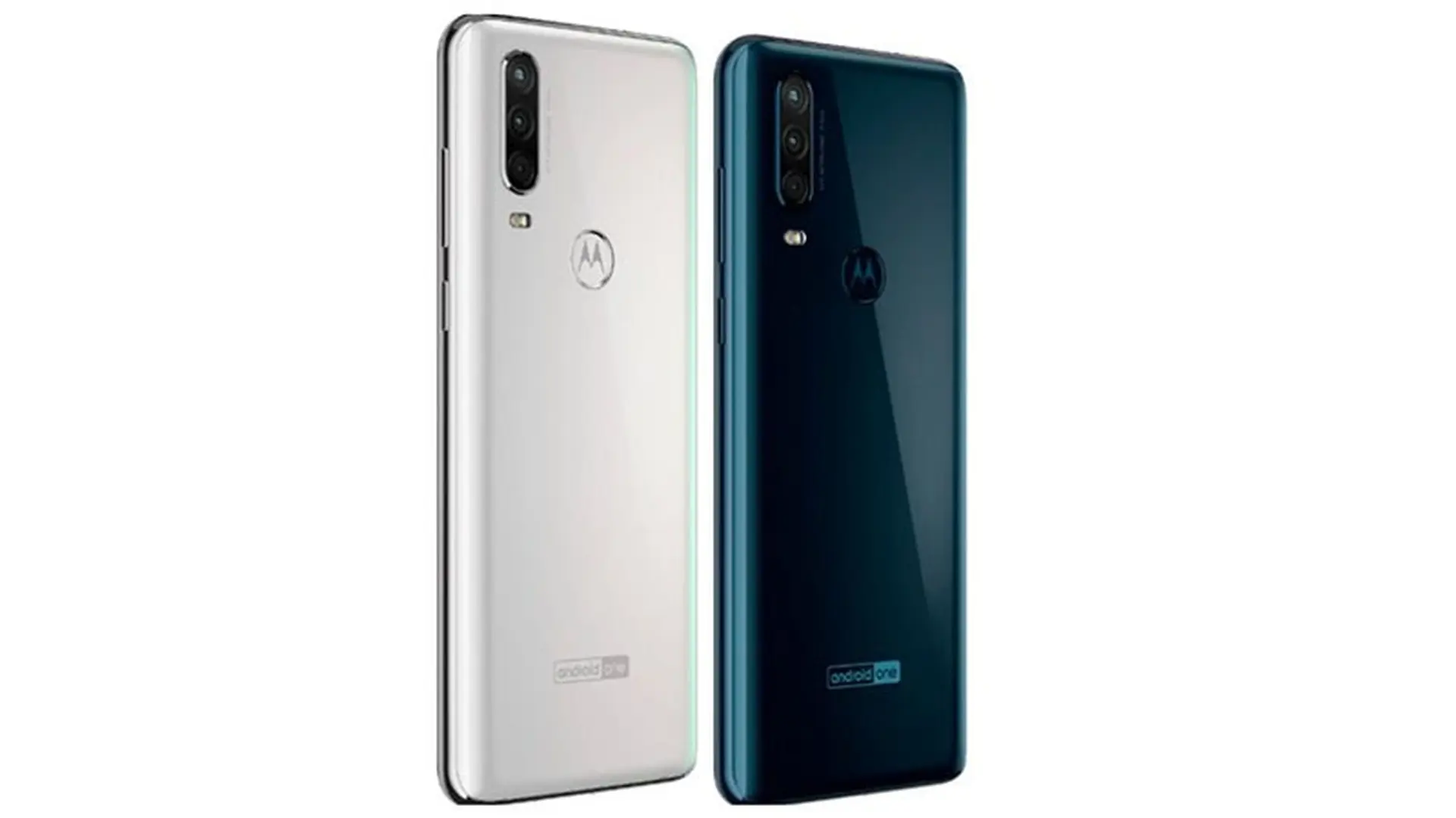 Motorola One Action lộ ảnh render sắc nét với mặt lưng kính, 3 camera sau xếp dọc
