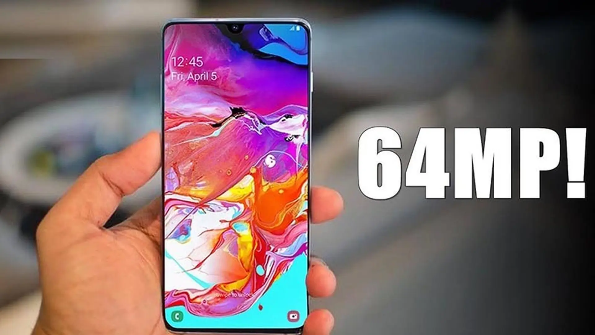 Galaxy A70s lộ diện trên TEANA với mặt lưng kim cương đa sắc đẹp mắt