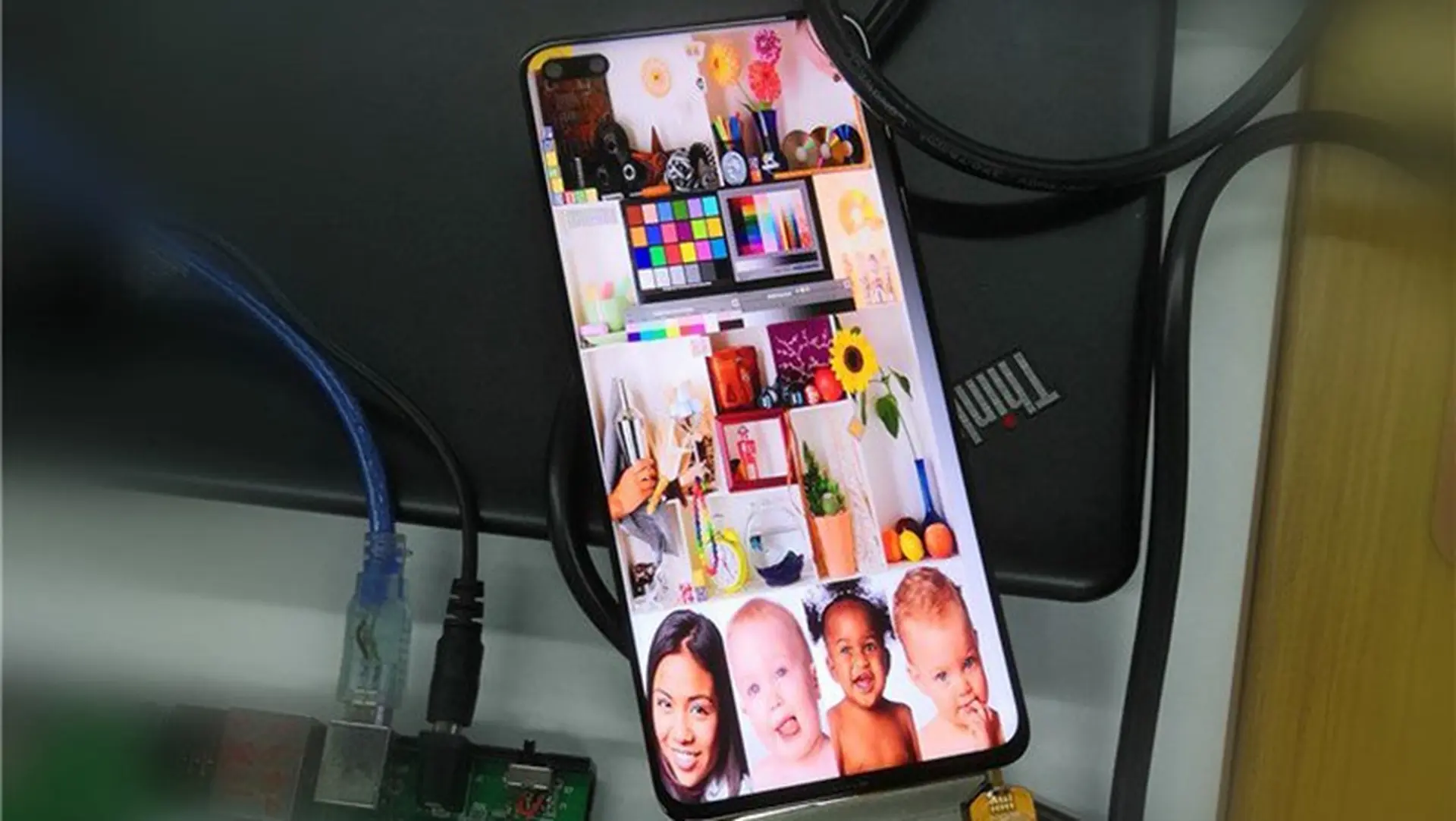 Honor V30 bất ngờ lộ ảnh với màn hình đục lỗ, camera selfie kép như Galaxy S10+